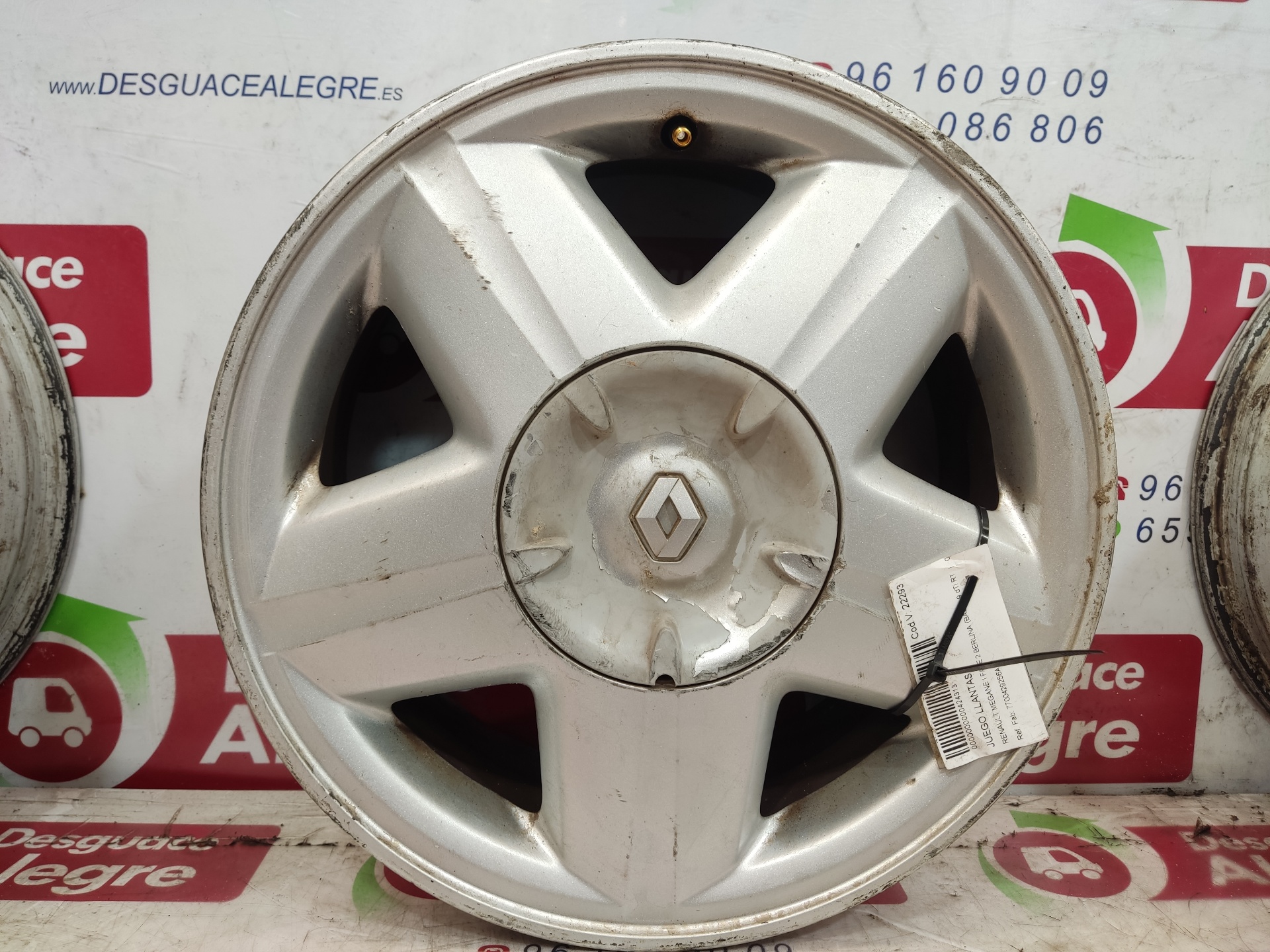 RENAULT Megane 1 generation (1995-2003) Wheel Set 7700429256A 24814107