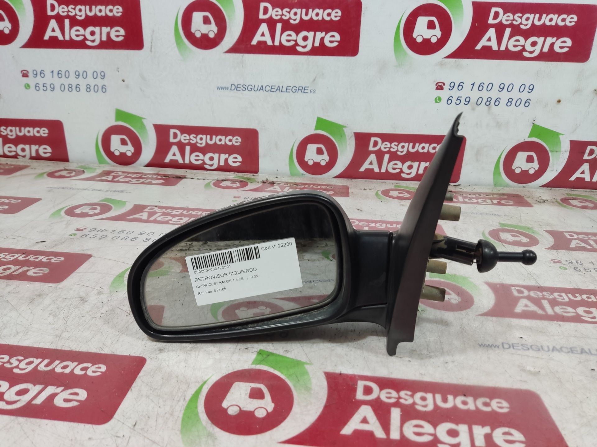 CHEVROLET Kalos 1 generation (2003-2008) Left Side Wing Mirror 012185 24859411