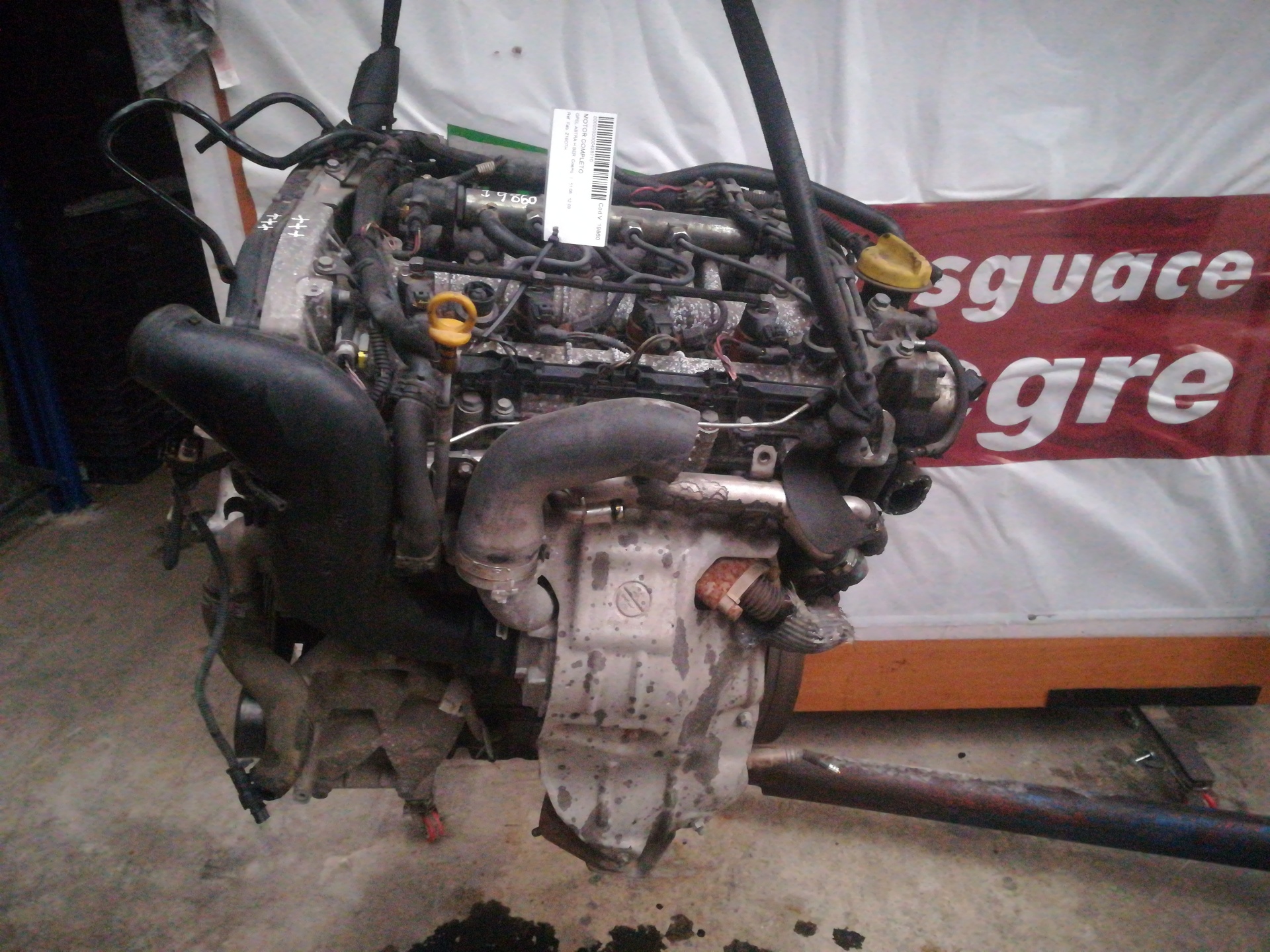 OPEL Astra J (2009-2020) Engine Z19DTH 25213279