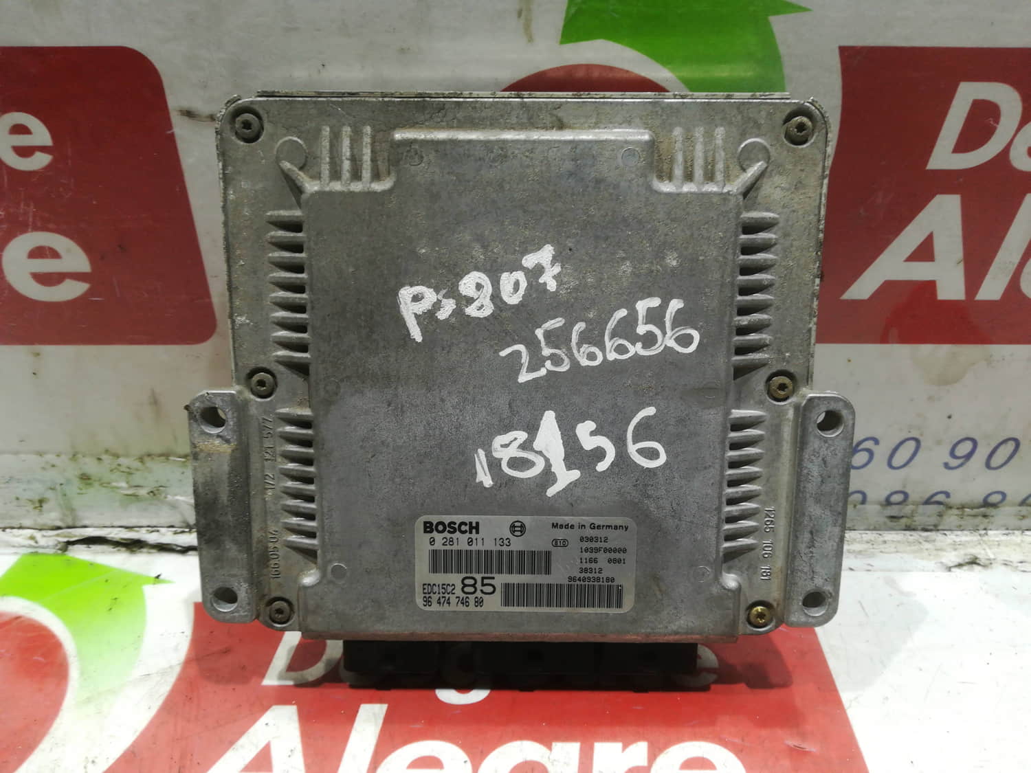 PEUGEOT 807 1 generation (2002-2012) Engine Control Unit ECU 9647474680 24792524