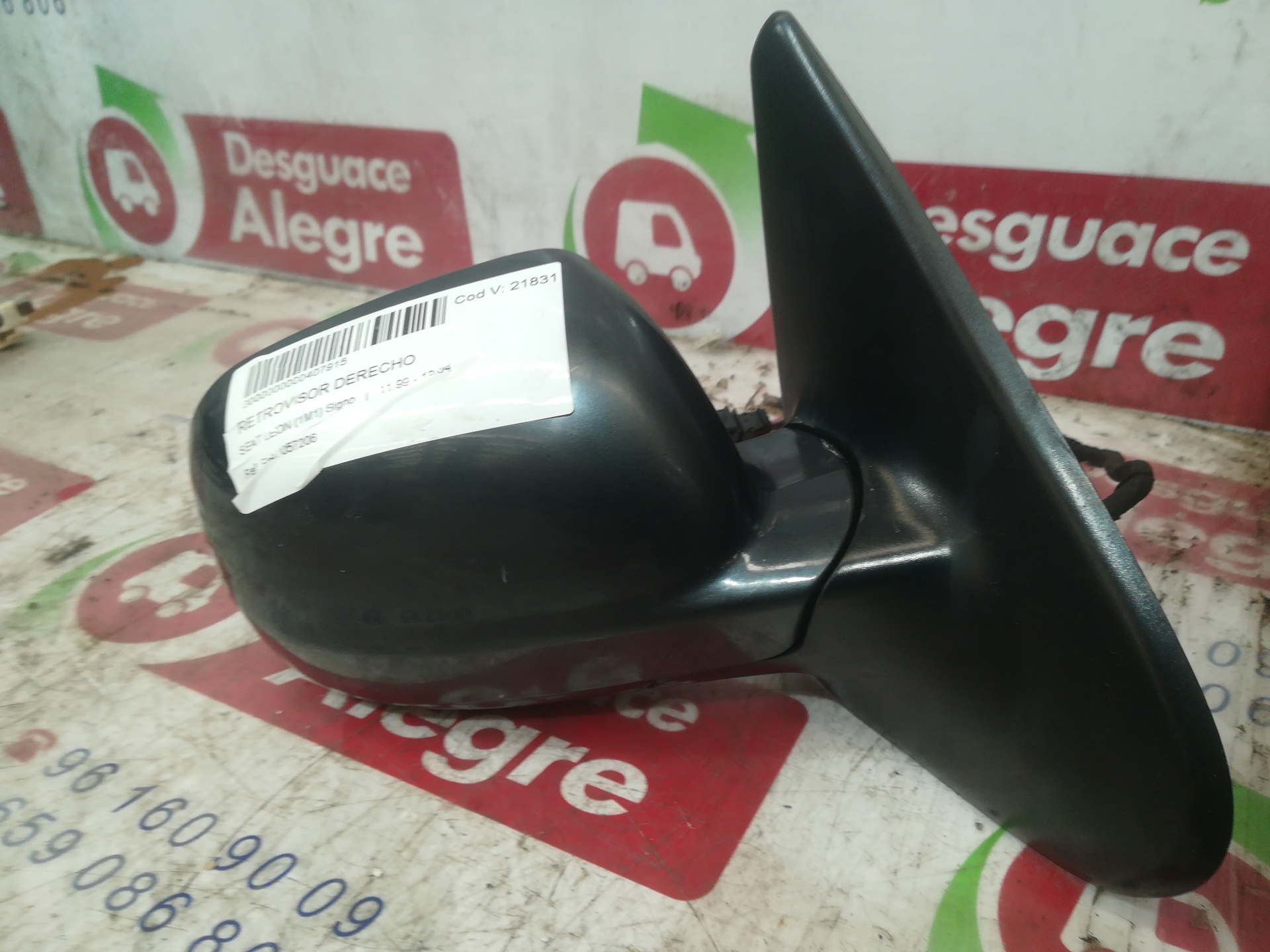 SEAT Leon 1 generation (1999-2005) Right Side Wing Mirror 057206 24811454