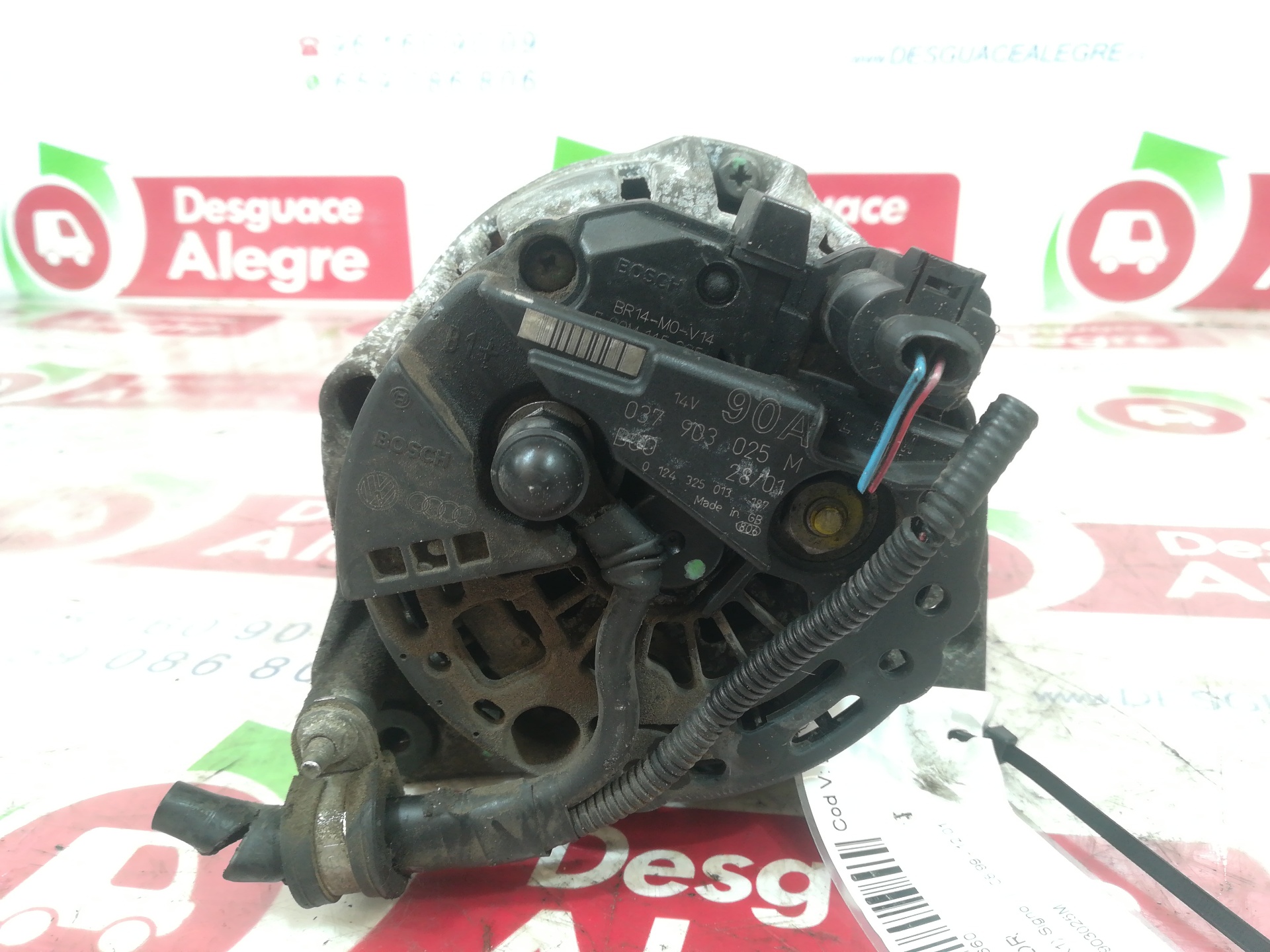 SEAT Ibiza 2 generation (1993-2002) Alternator 037903025M 24809953