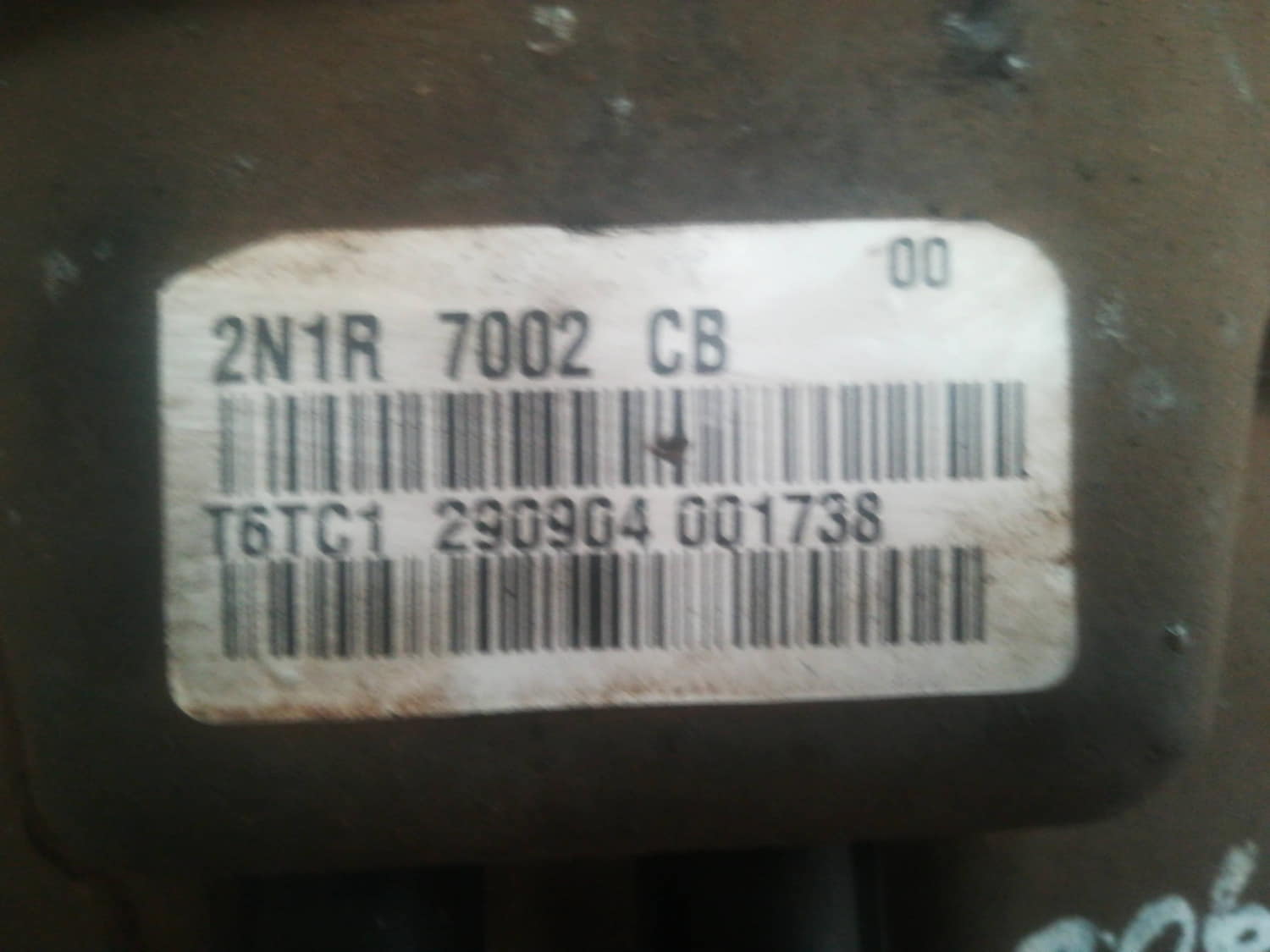 FORD Fiesta 5 generation (2001-2010) Sebességváltó 98WT7F096AC 24795326