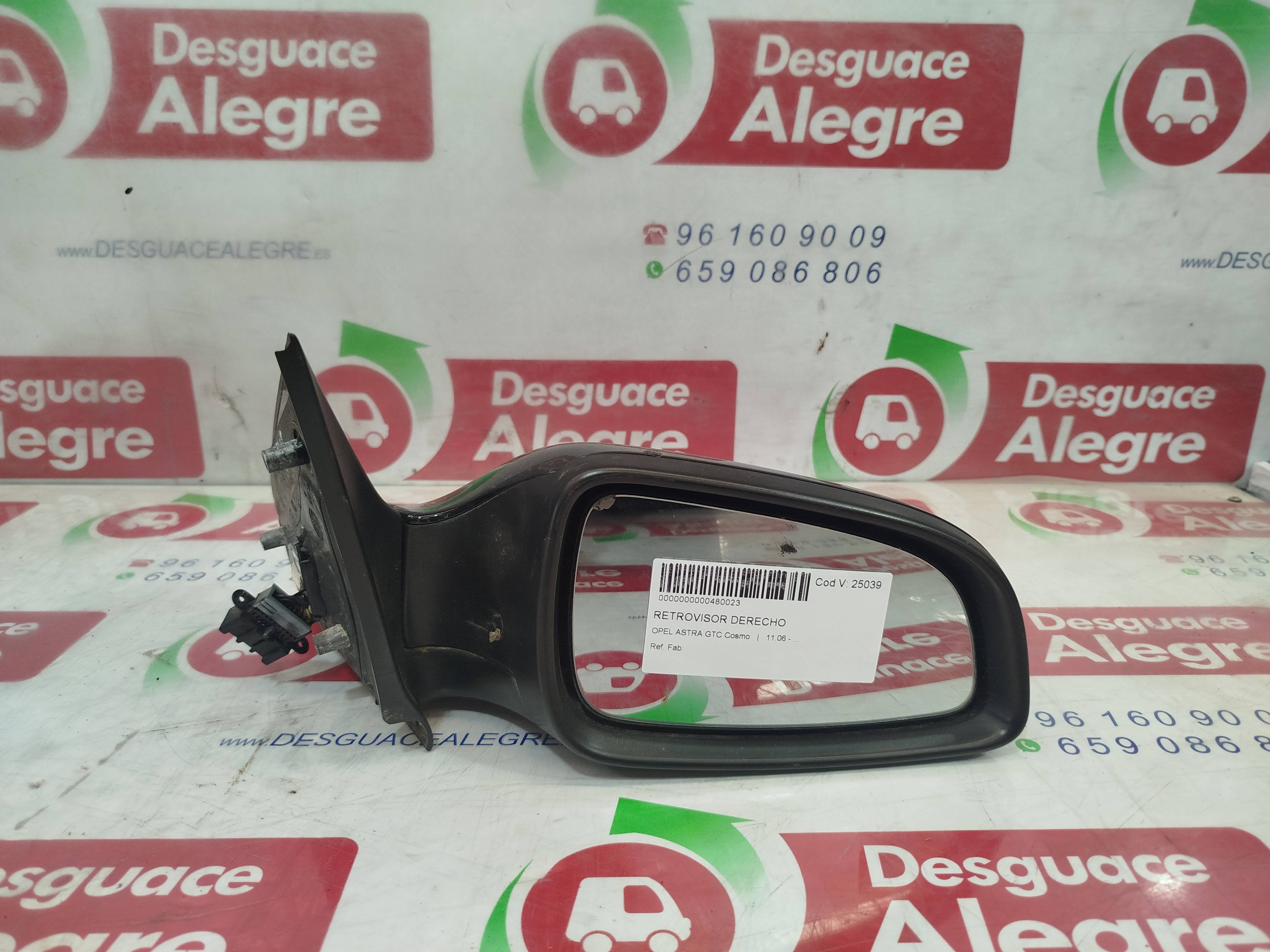 Retrovisor derecho 010795 de Opel Astra h gtc 2006-2008 105 CV