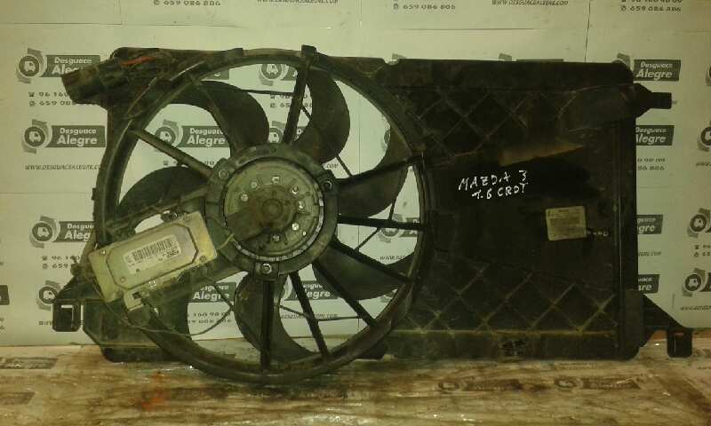 MAZDA 3 BK (2003-2009) Difūzoriaus ventiliatorius 3M5H8C607XD 24789255