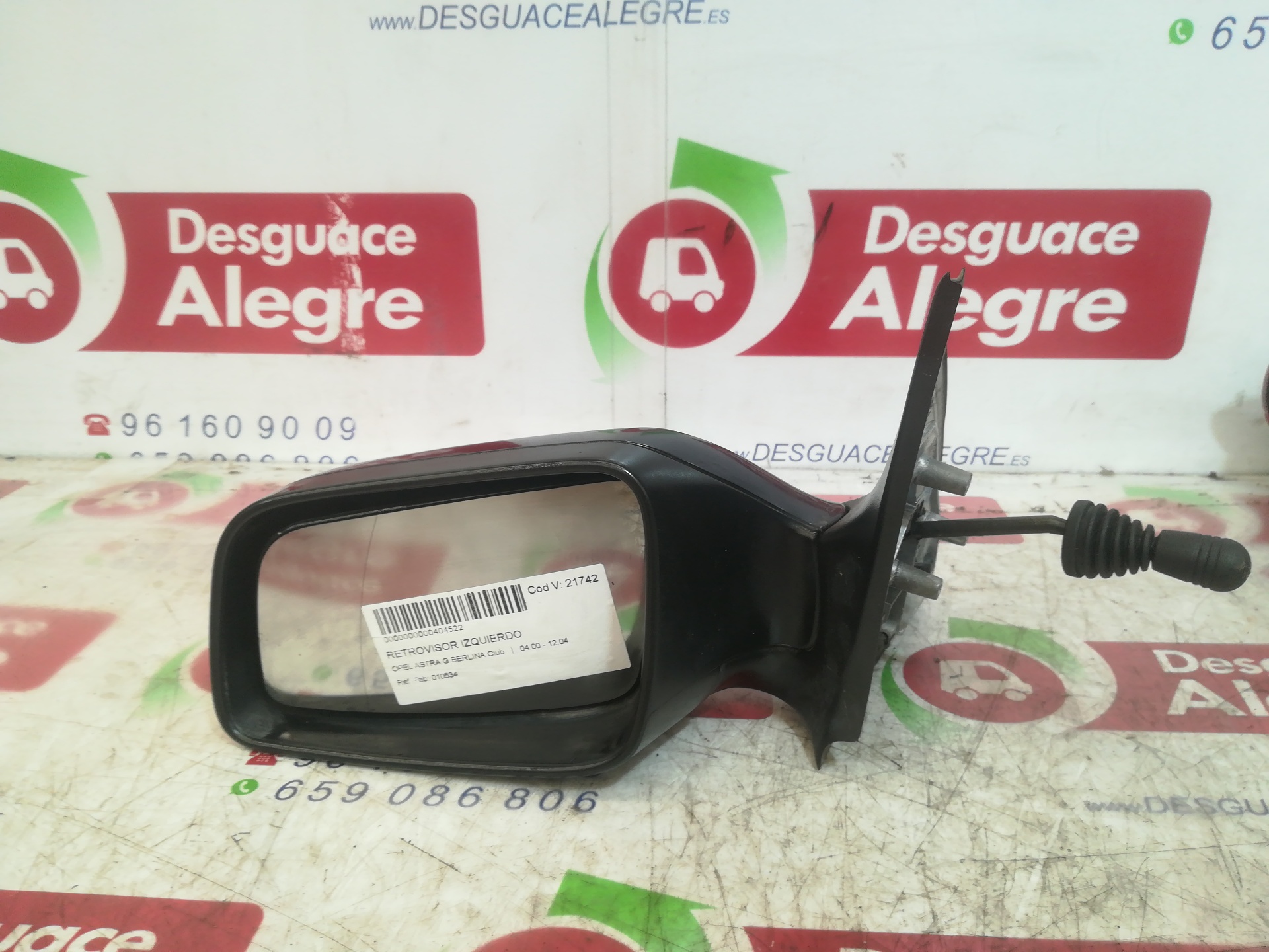 OPEL Astra H (2004-2014) Left Side Wing Mirror 010534 24810370