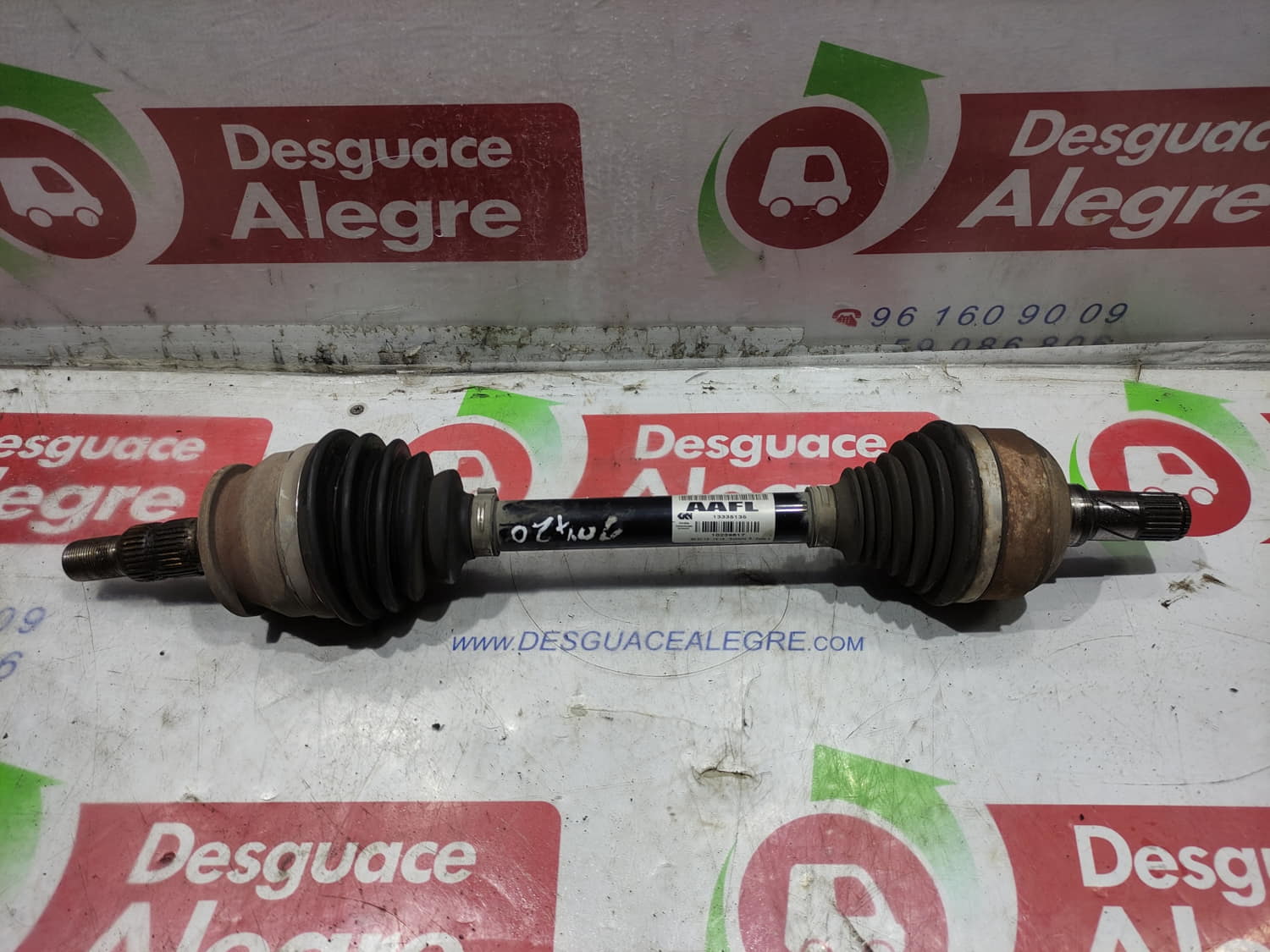 OPEL Astra J (2009-2020) Front Left Driveshaft 13335135 24800596