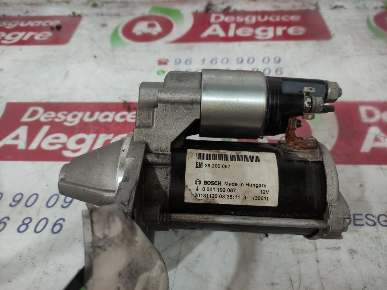 OPEL Corsa D (2006-2020) Starter Motor 25200067 24804897