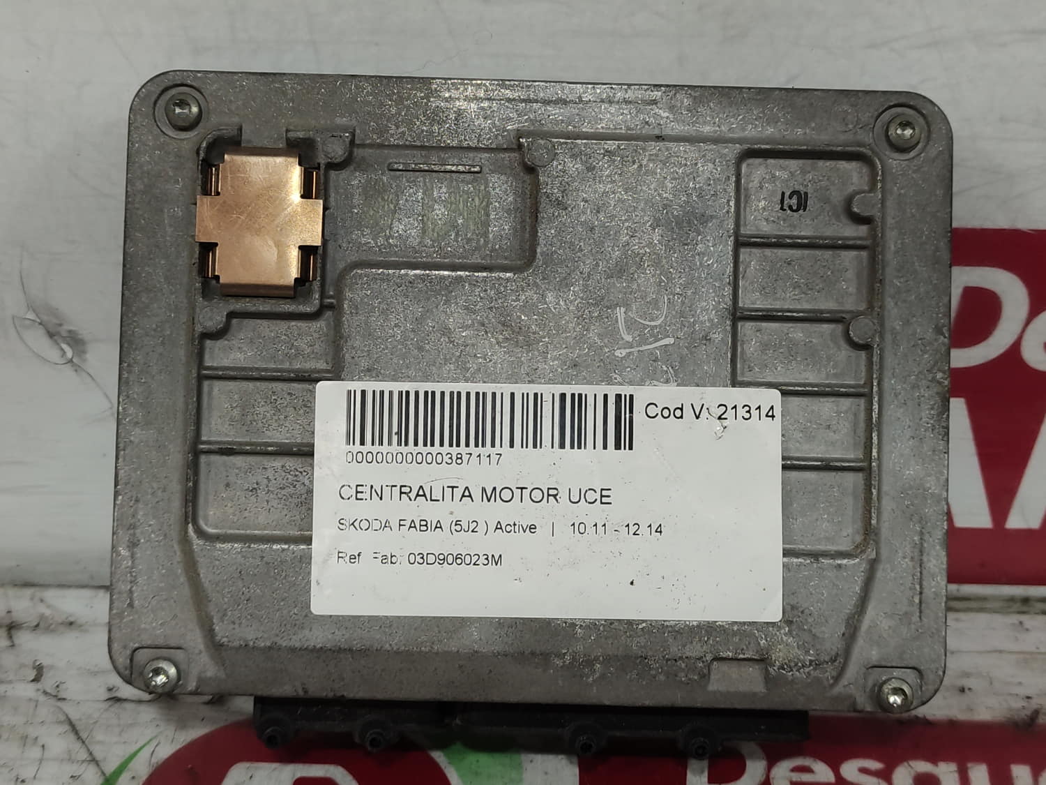 SKODA Fabia 2 generation  (2010-2014) Calculateur d'unité de commande du moteur 03D906023M 24807521