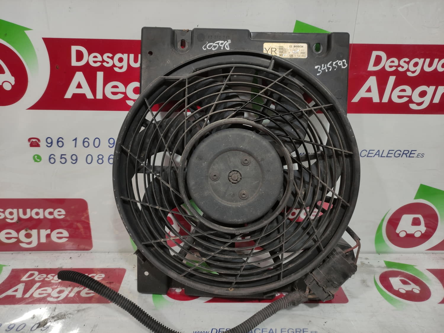 OPEL Astra H (2004-2014) Difūzoriaus ventiliatorius 9133063 24801622