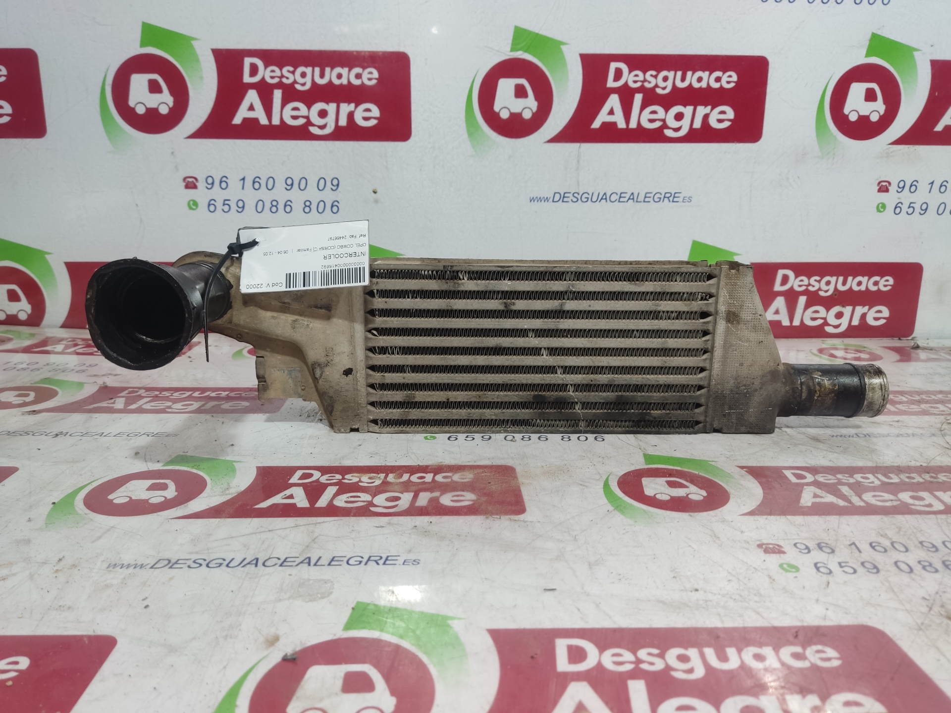 OPEL Combo C (2001-2011) Intercooler radiátor 24466797 24857685