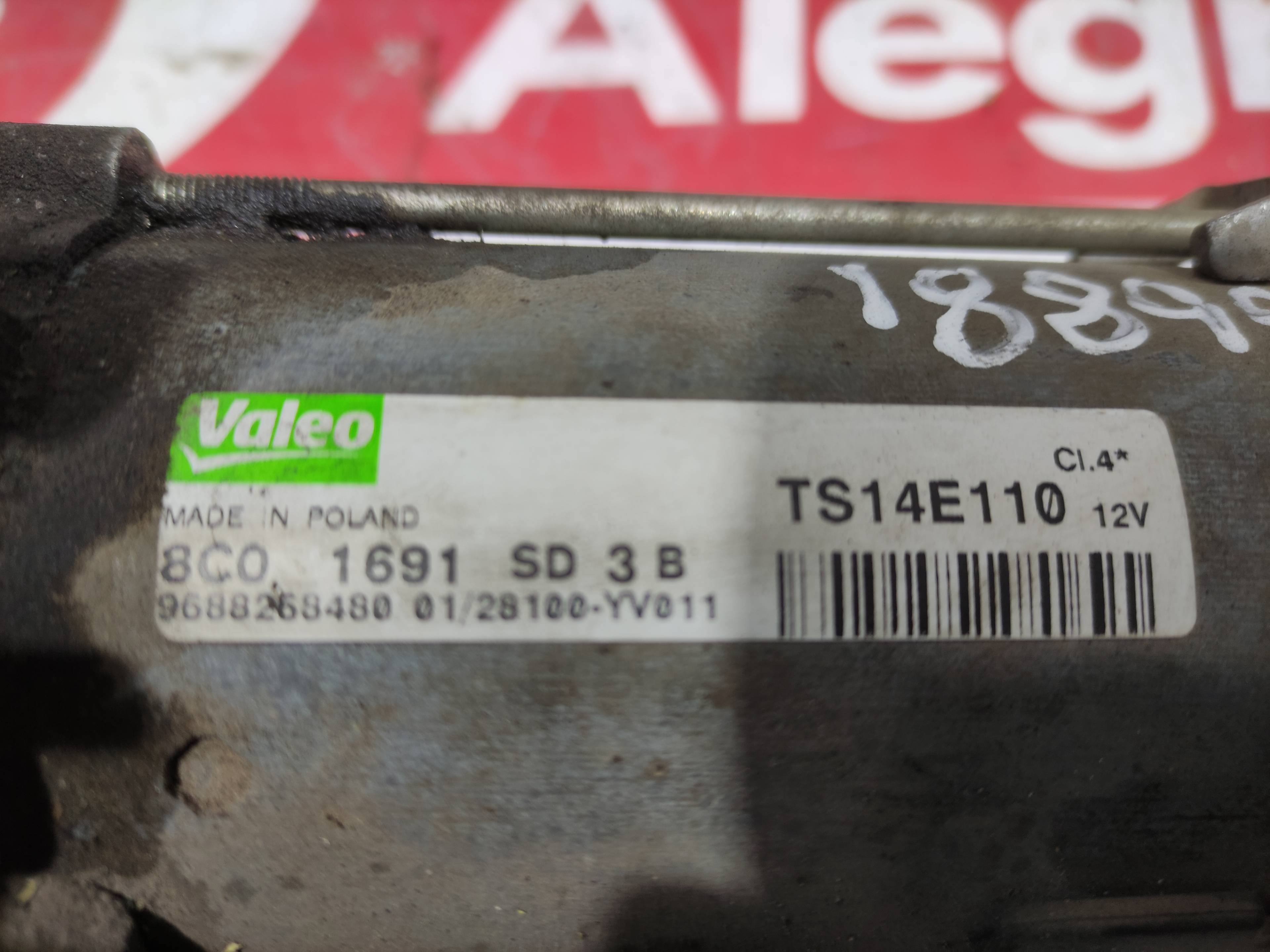 PEUGEOT Partner 2 generation (2008-2023) Starter Motor 9688268480 24795161