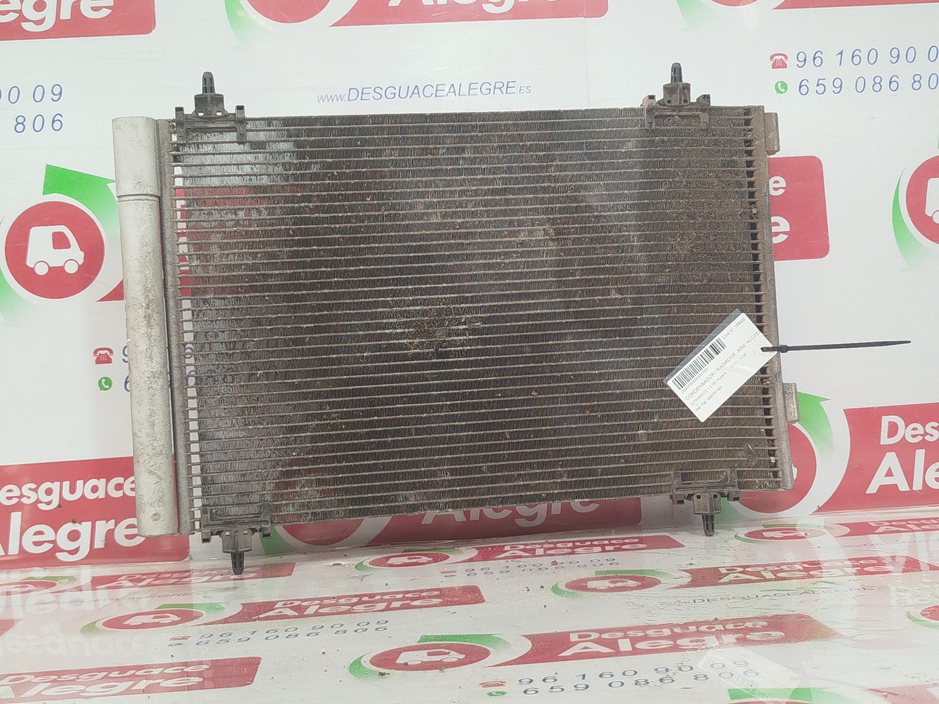 CITROËN C3 1 generation (2002-2010) Air Con Radiator 9682531580 25991848