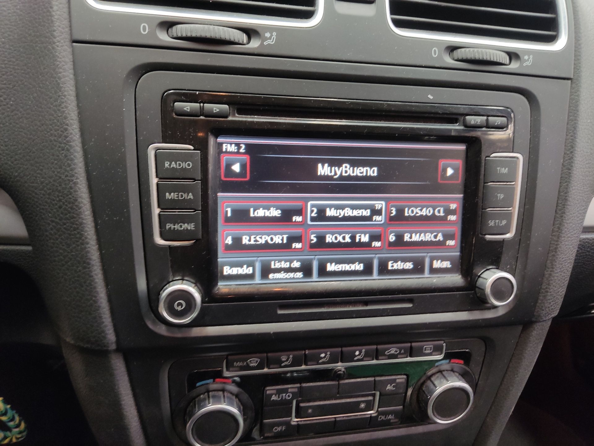 VOLKSWAGEN Golf 6 generation (2008-2015) Music Player Without GPS 3C8035195 24807715