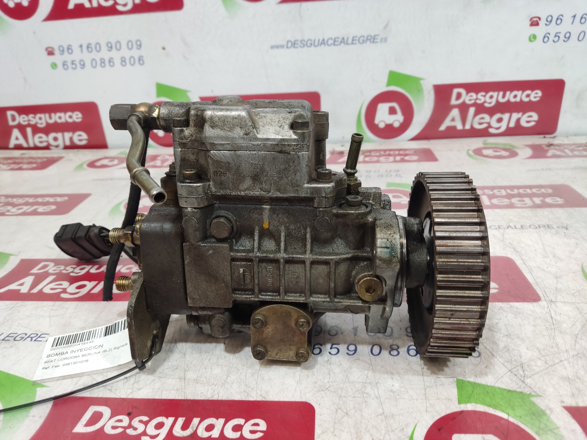 SEAT Cordoba 2 generation (1999-2009) High Pressure Fuel Pump 038130107B 24813497