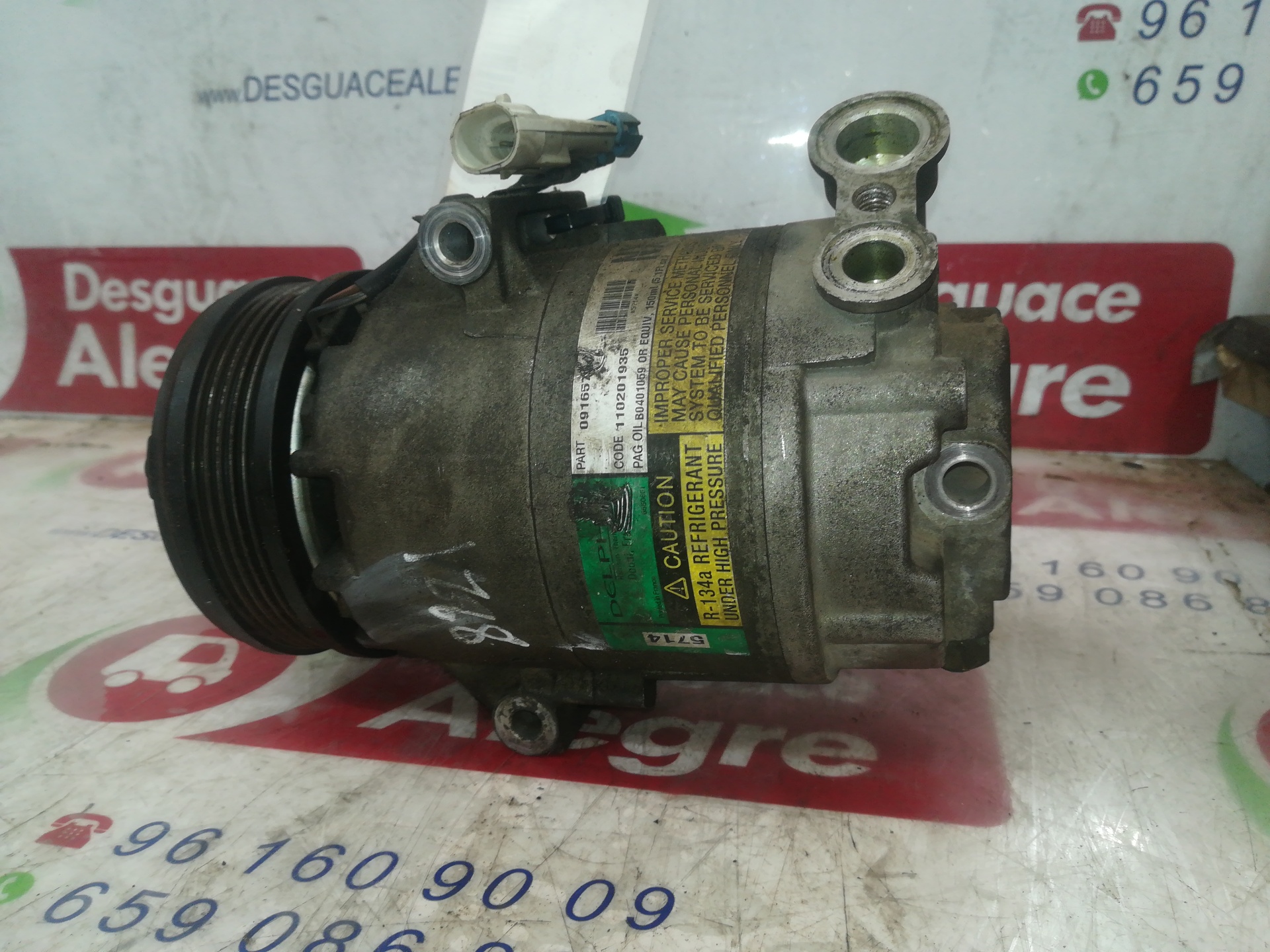 OPEL Astra H (2004-2014) Air Condition Pump 09165714 24811005