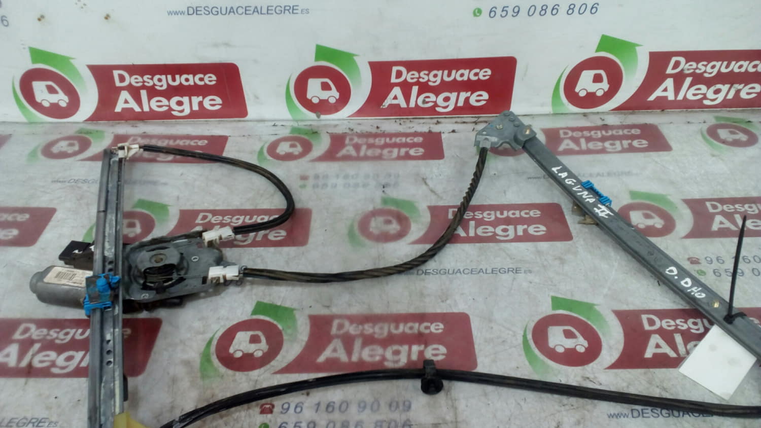 RENAULT Laguna 2 generation (2001-2007) Front Right Door Window Regulator 114810 24803929