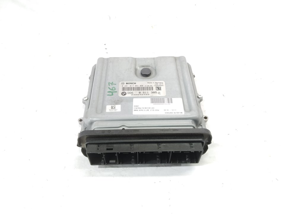 BMW 5 Series Gran Turismo F07 (2010-2017) Engine Control Unit ECU 0281017081 25923231