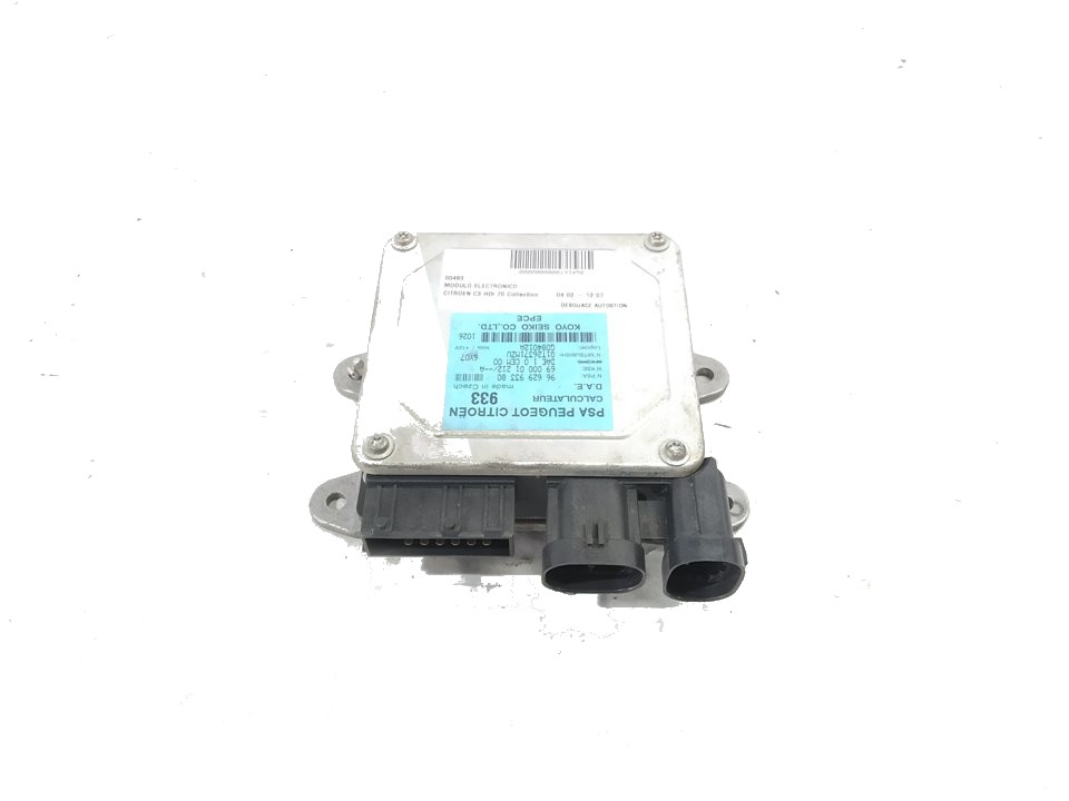 CITROËN C3 1 generation (2002-2010) Kiti valdymo blokai 9662993380 25923557