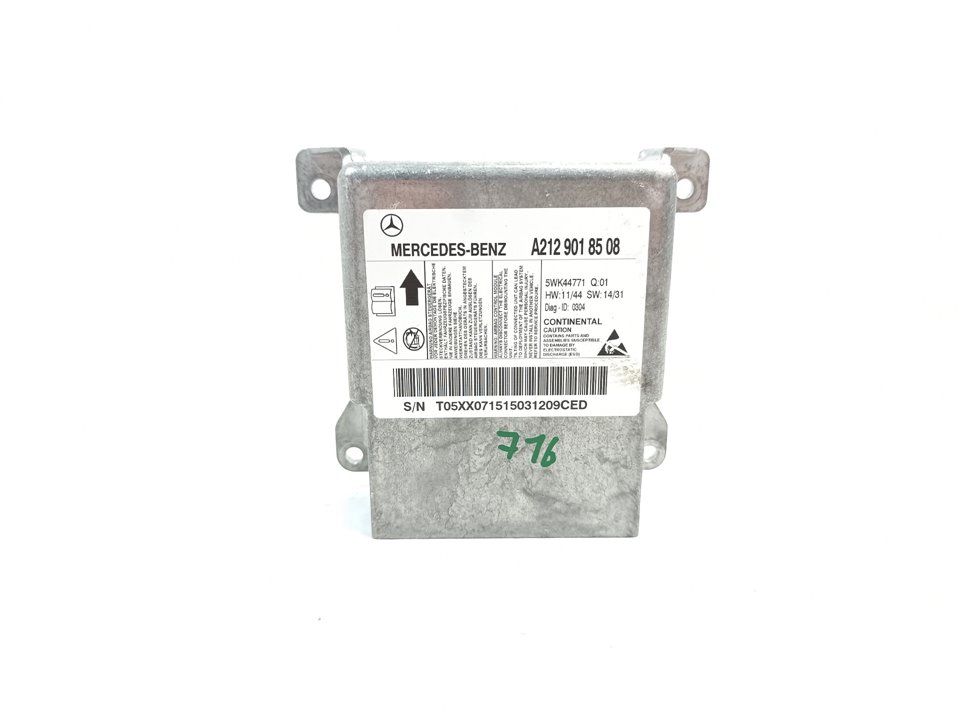 MERCEDES-BENZ E-Class W212/S212/C207/A207 (2009-2016) SRS Control Unit A2129018508 25927726