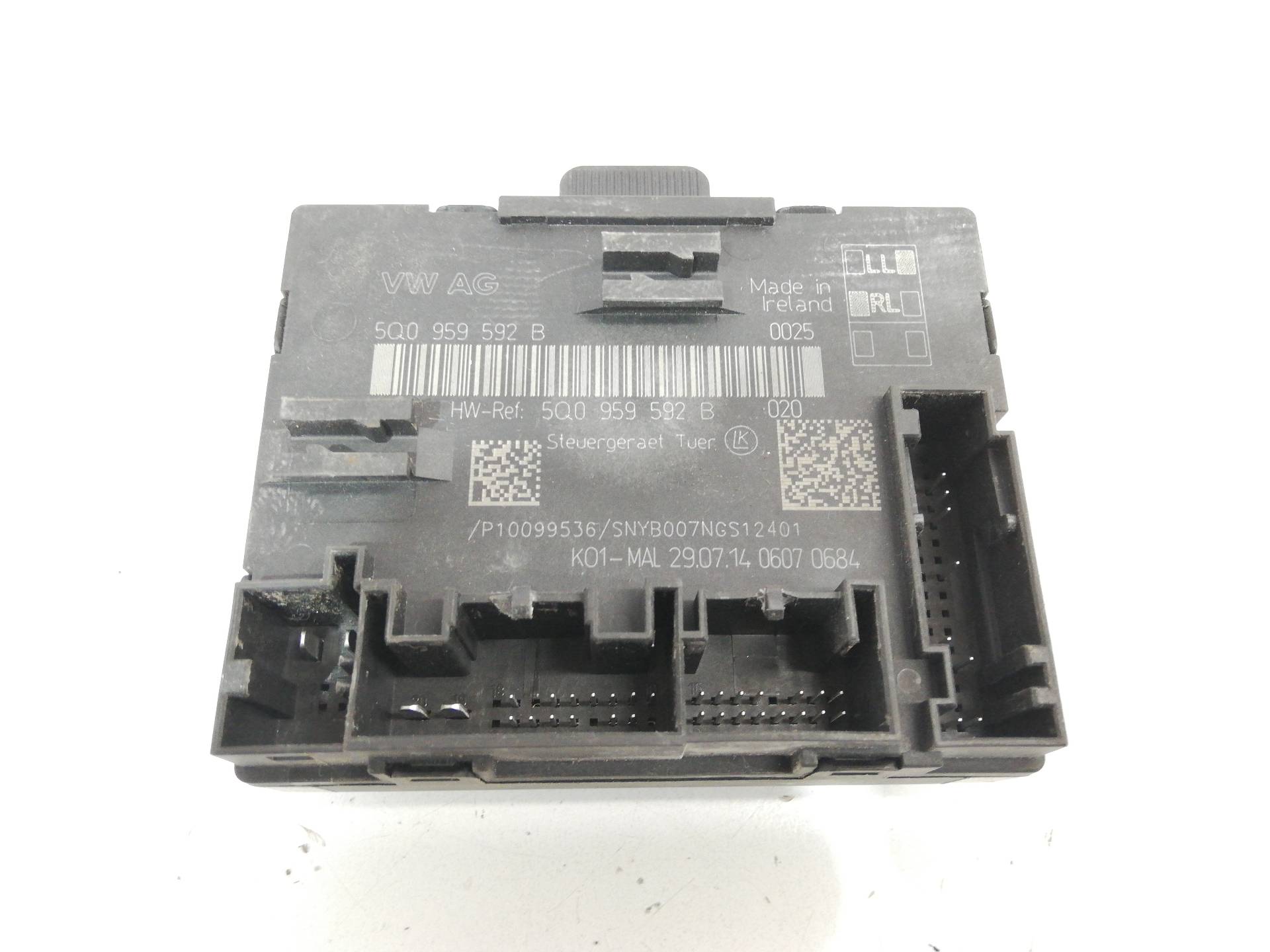 VOLKSWAGEN Golf 7 generation (2012-2024) Comfort Control Unit 5Q0959592 25921002