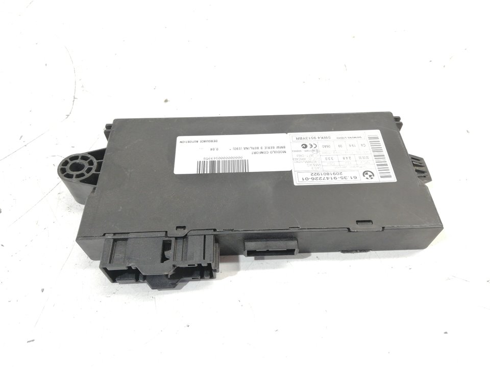 BMW 3 Series E90/E91/E92/E93 (2004-2013) Comfort Control Unit 5WK49513YBR 20002890