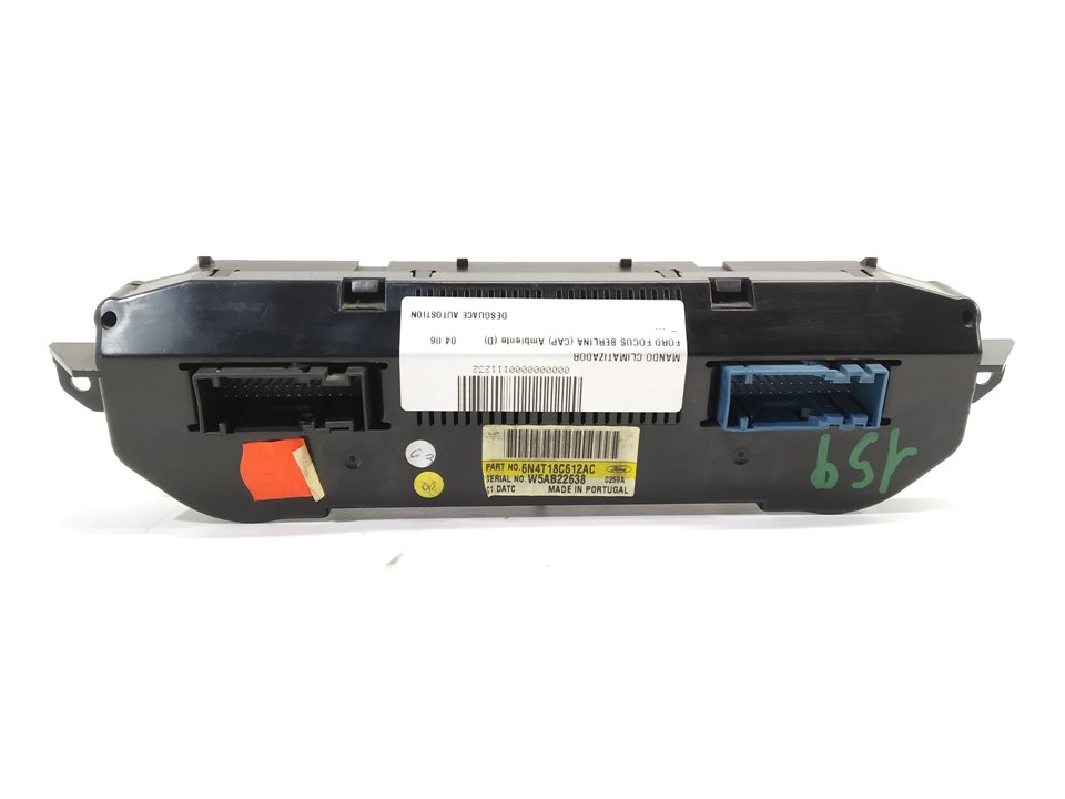 PEUGEOT Focus 2 generation (2004-2011) Unitate de control al climei 6N4T18C612AC 20011857