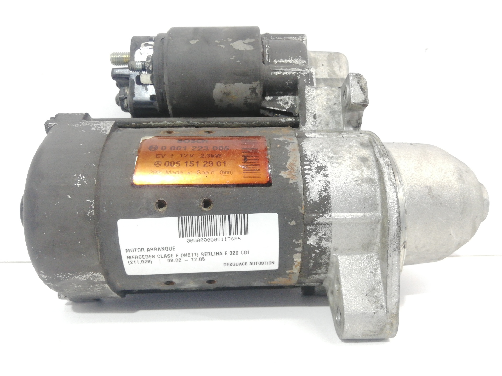 TOYOTA E-Class W211/S211 (2002-2009) Starter Motor 0001223005 19965815