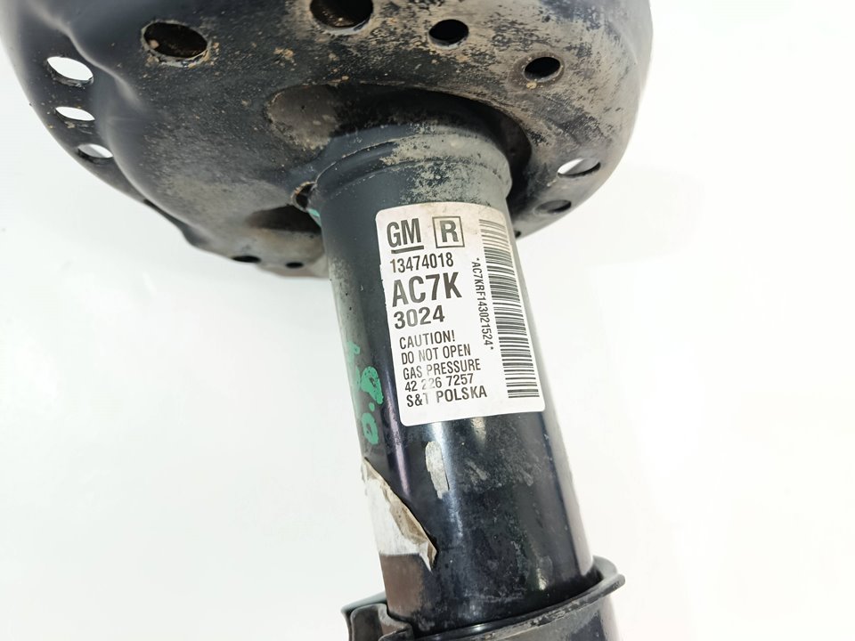 Amortiguador delantero derecho B16DTL 13474018 de Opel Astra j (p10) 2009-2015