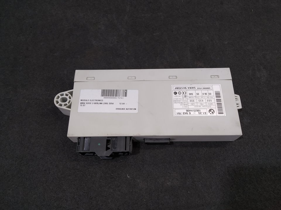 BMW 3 Series E90/E91/E92/E93 (2004-2013) Other Control Units 6943791 20004928