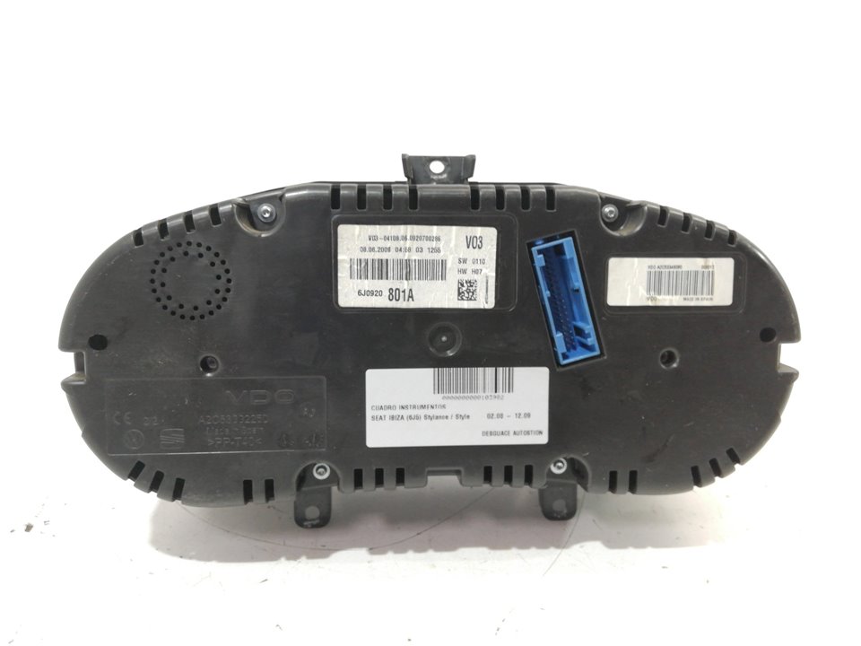 SEAT Ibiza 4 generation (2008-2017) Speedometer 6J0920801A 19958436