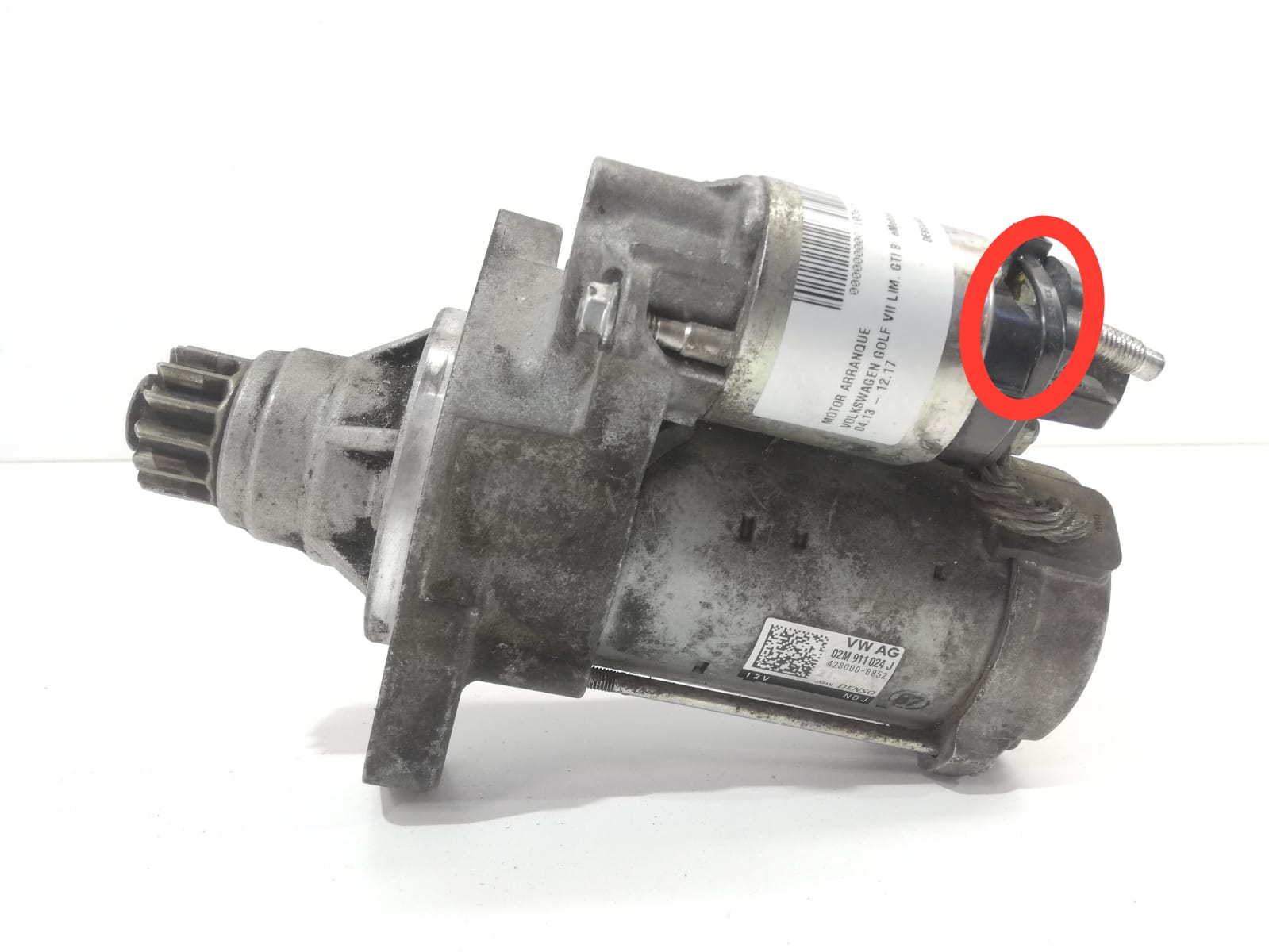 VOLKSWAGEN Golf 7 generation (2012-2024) Starter Motor 02M911024J 25919895