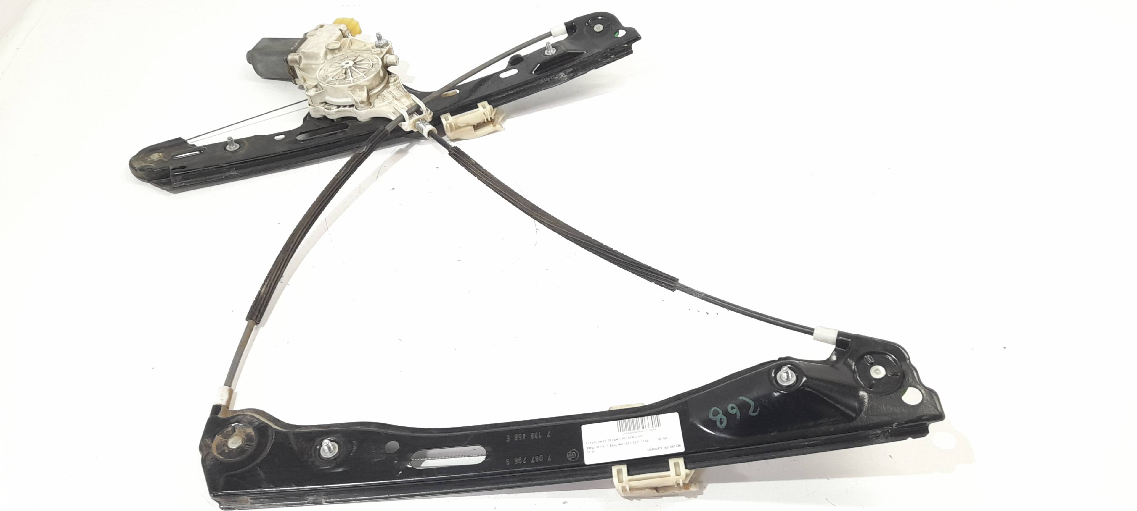 BMW 1 Series E81/E82/E87/E88 (2004-2013) Lève-vitre de porte avant droite 7067796 19981886