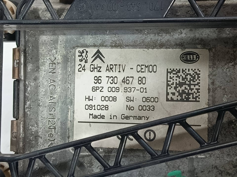 Módulo electronico 9673046780 de Peugeot 5008 2009-2011 - pieza usada