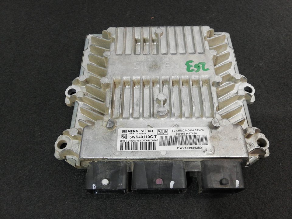 CITROËN C3 1 generation (2002-2010) Блок керування двигуном ECU SW9653447480 19981226