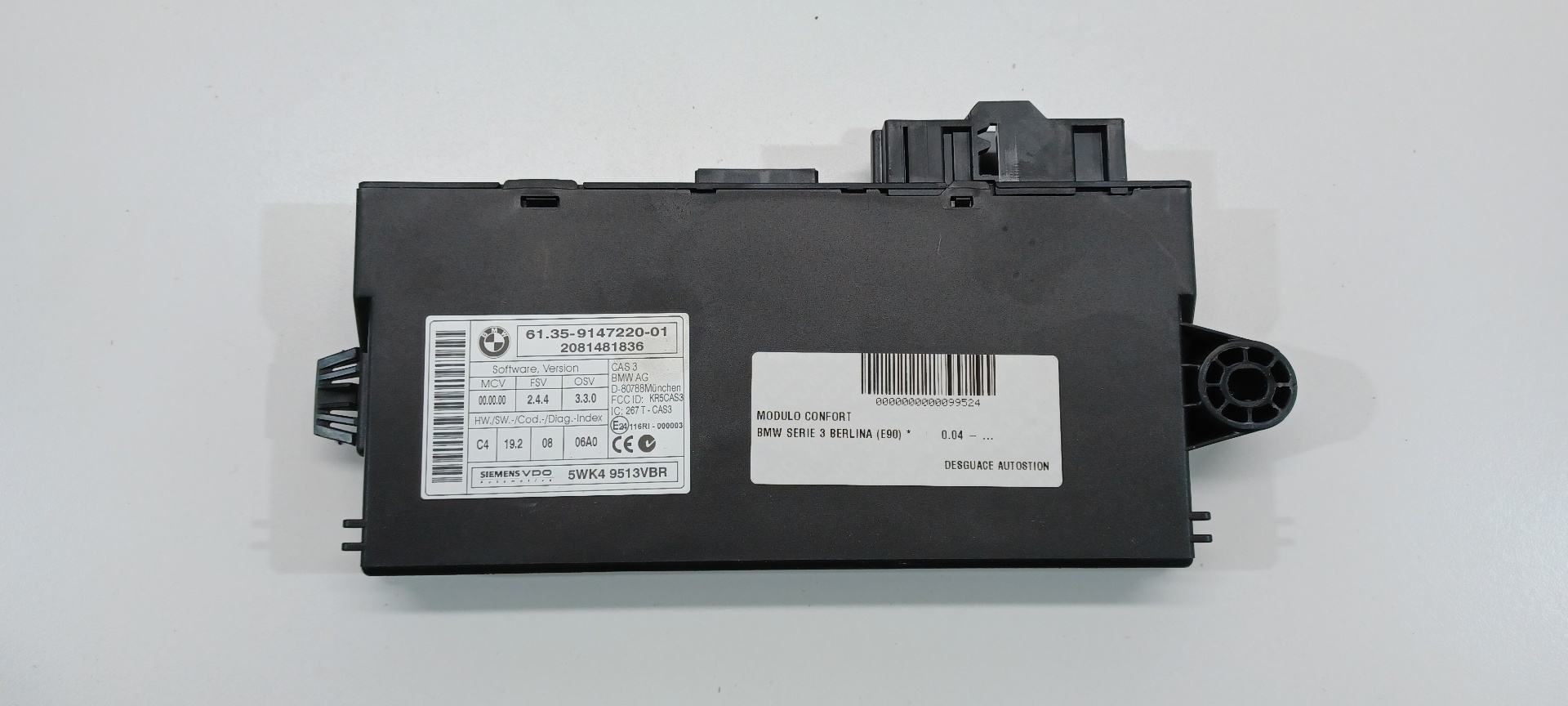 BMW 3 Series E90/E91/E92/E93 (2004-2013) Unitate de control confort 61359147220 19956440