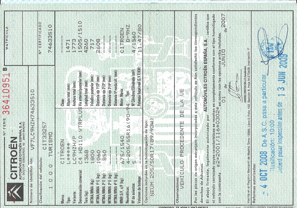 CITROËN C4 1 generation (2004-2011) Electronic Parts 9662937380 26599496