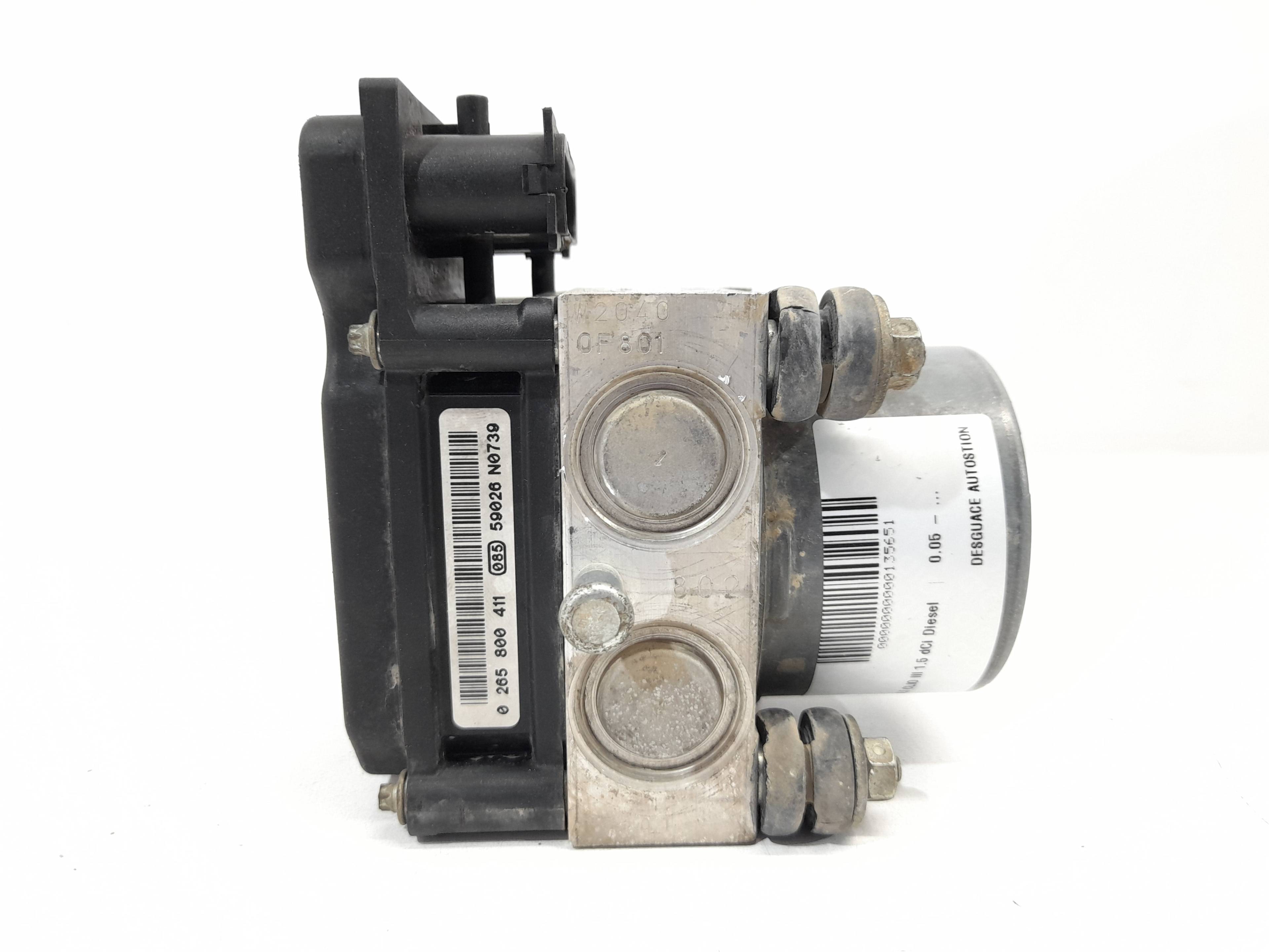 RENAULT Clio 3 generation (2005-2012) ABS blokas 0265800411 19981353