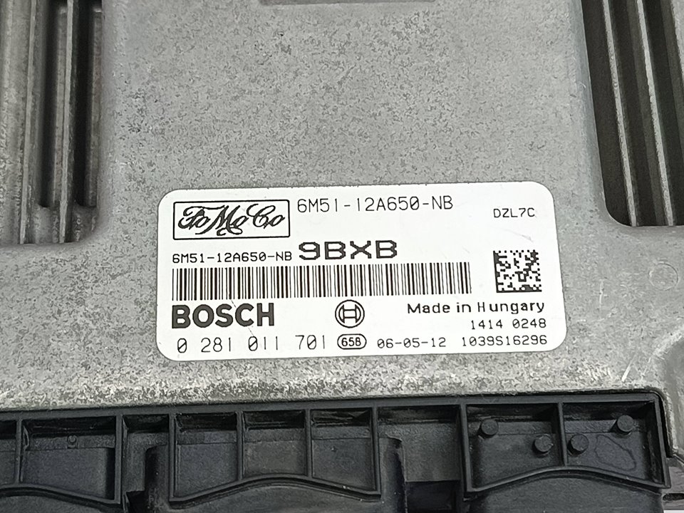 Switchboard engine uce 0281011701 de Ford Focus ii (da_, hcp, dp) 2005-2012 - pieza usada