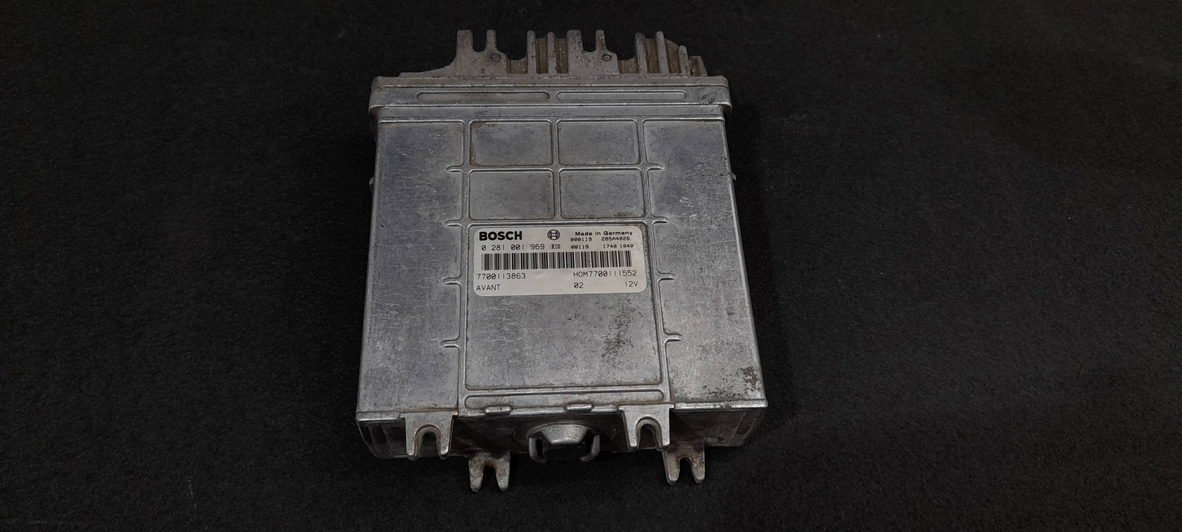 RENAULT Xsara Picasso 1 generation (1999-2010) Engine Control Unit ECU 0281001969 25921380