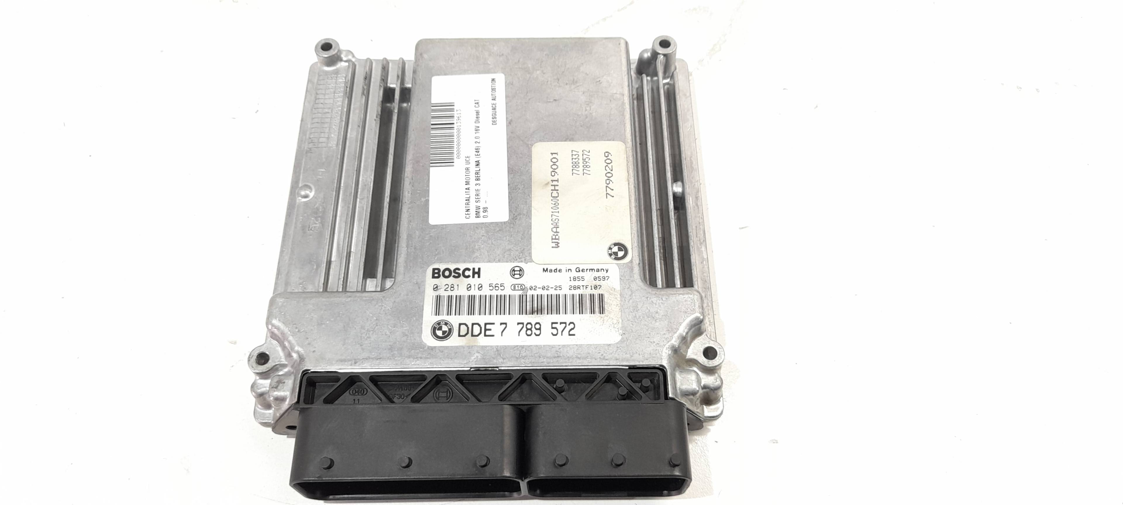 RENAULT Moottorin ohjausyksikkö ECU 0281010565 25921379