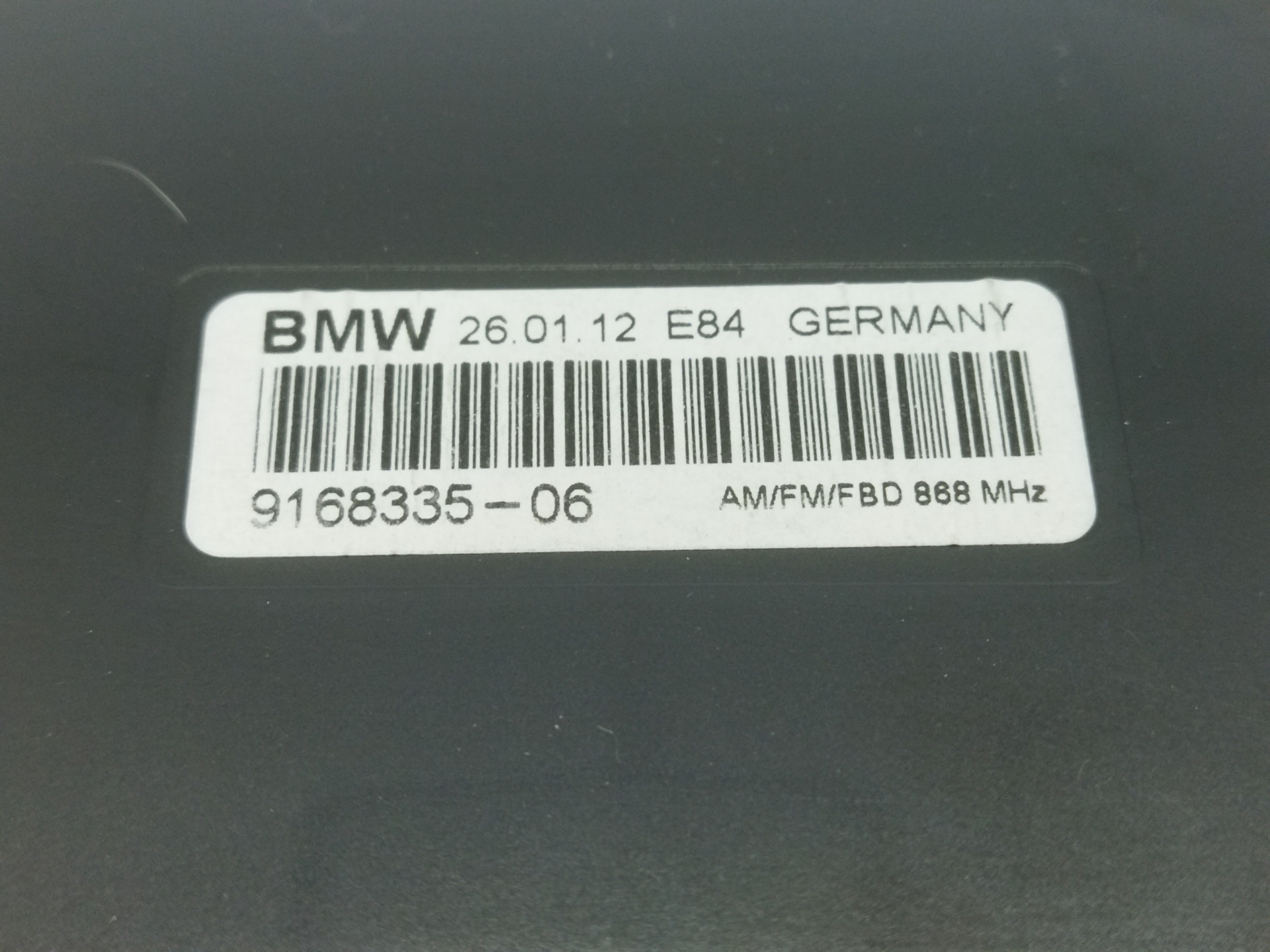 BMW X1 E84 (2009-2015) Antenne 9168335 25200599