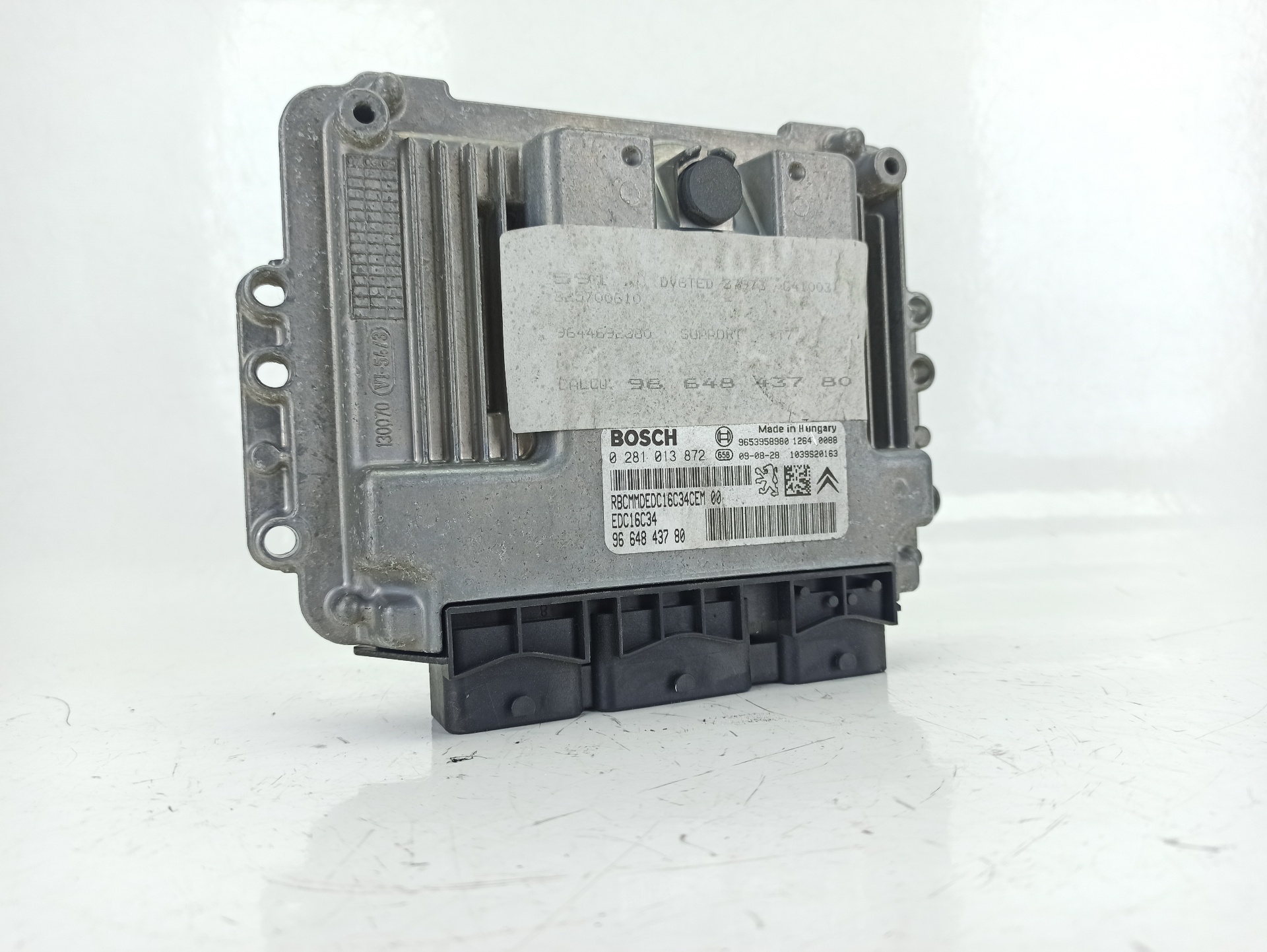 PEUGEOT Golf 6 generation (2008-2015) Блок керування двигуном ECU 9664843780 26025852