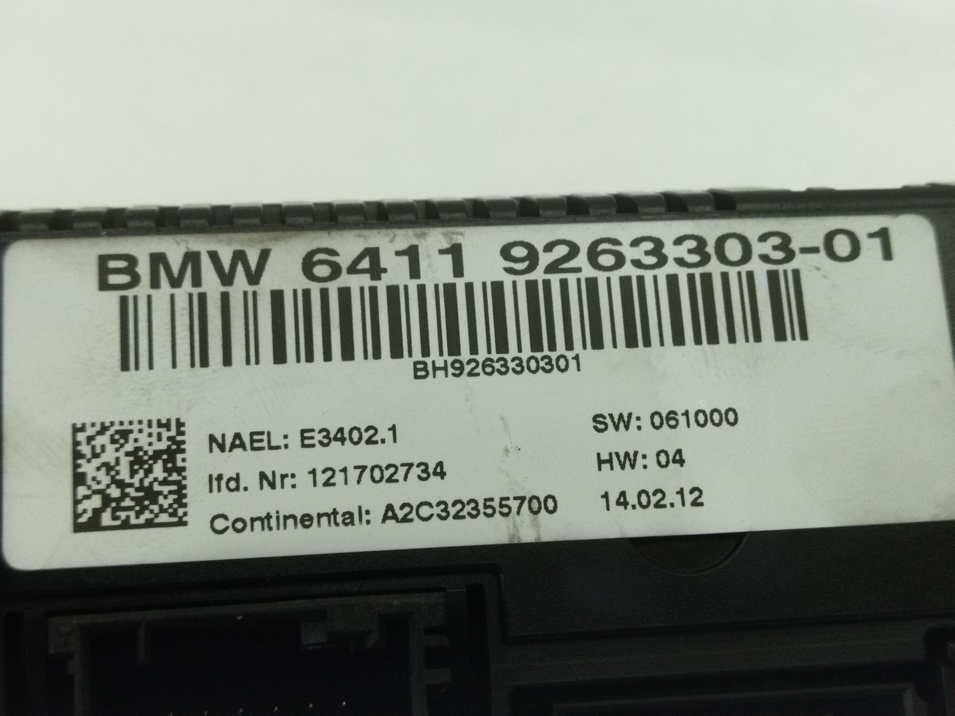 BMW X1 E84 (2009-2015) Climate  Control Unit 6411926330301 25200361
