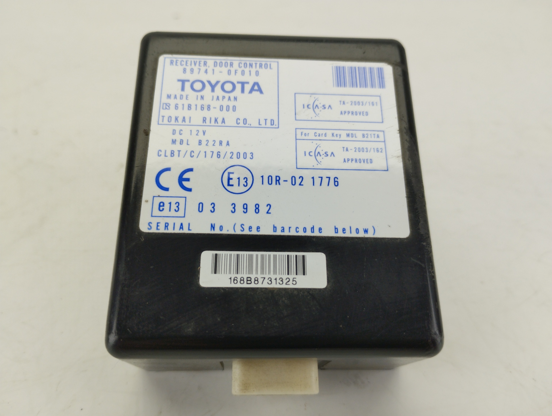 TOYOTA Corolla Verso 1 generation (2001-2009) Other Control Units 897410F010 26027861