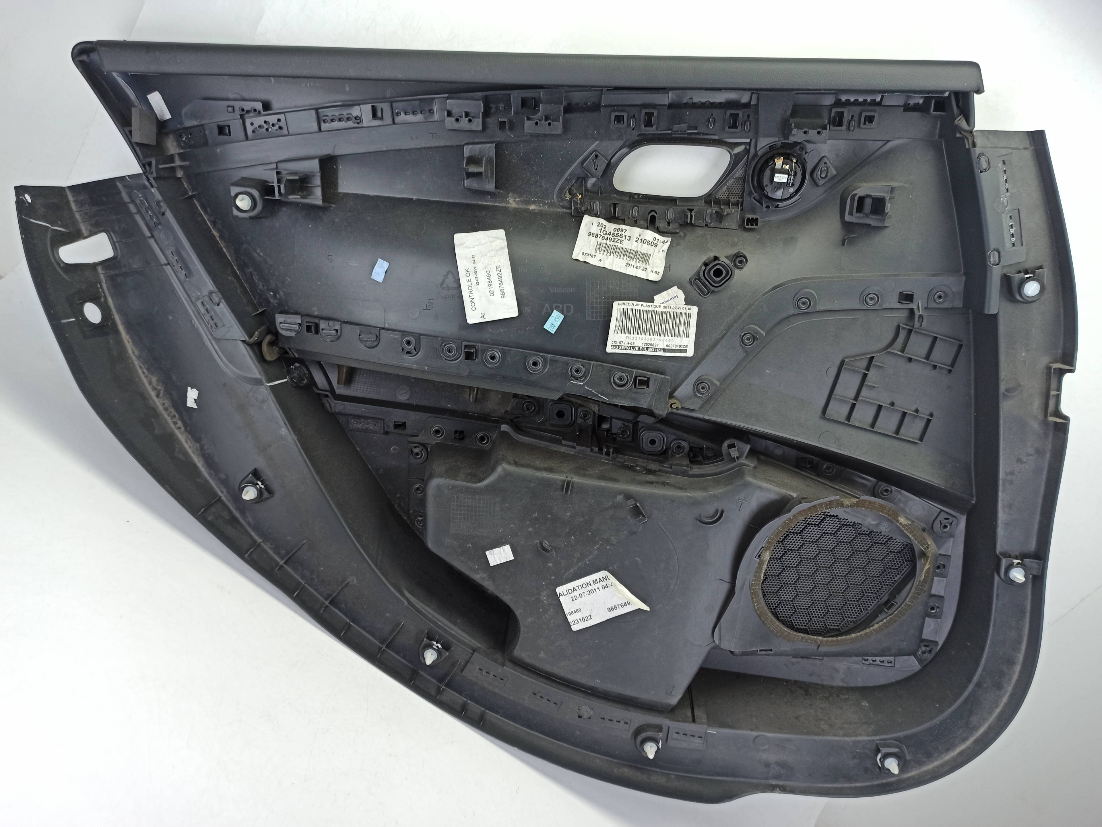 PEUGEOT 508 1 generation (2010-2020) Rear Right Door Panel 96876492ZE 25200437