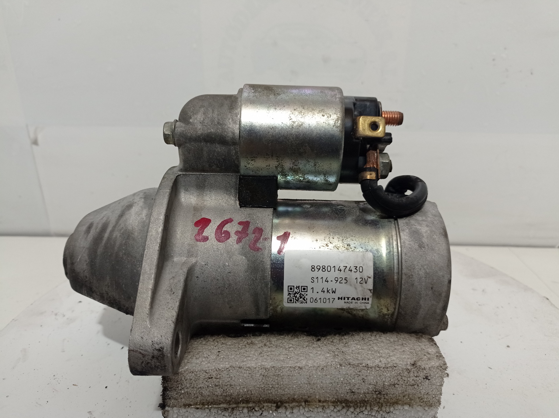 OPEL Astra J (2009-2020) Starter Motor 8980147430 18408460