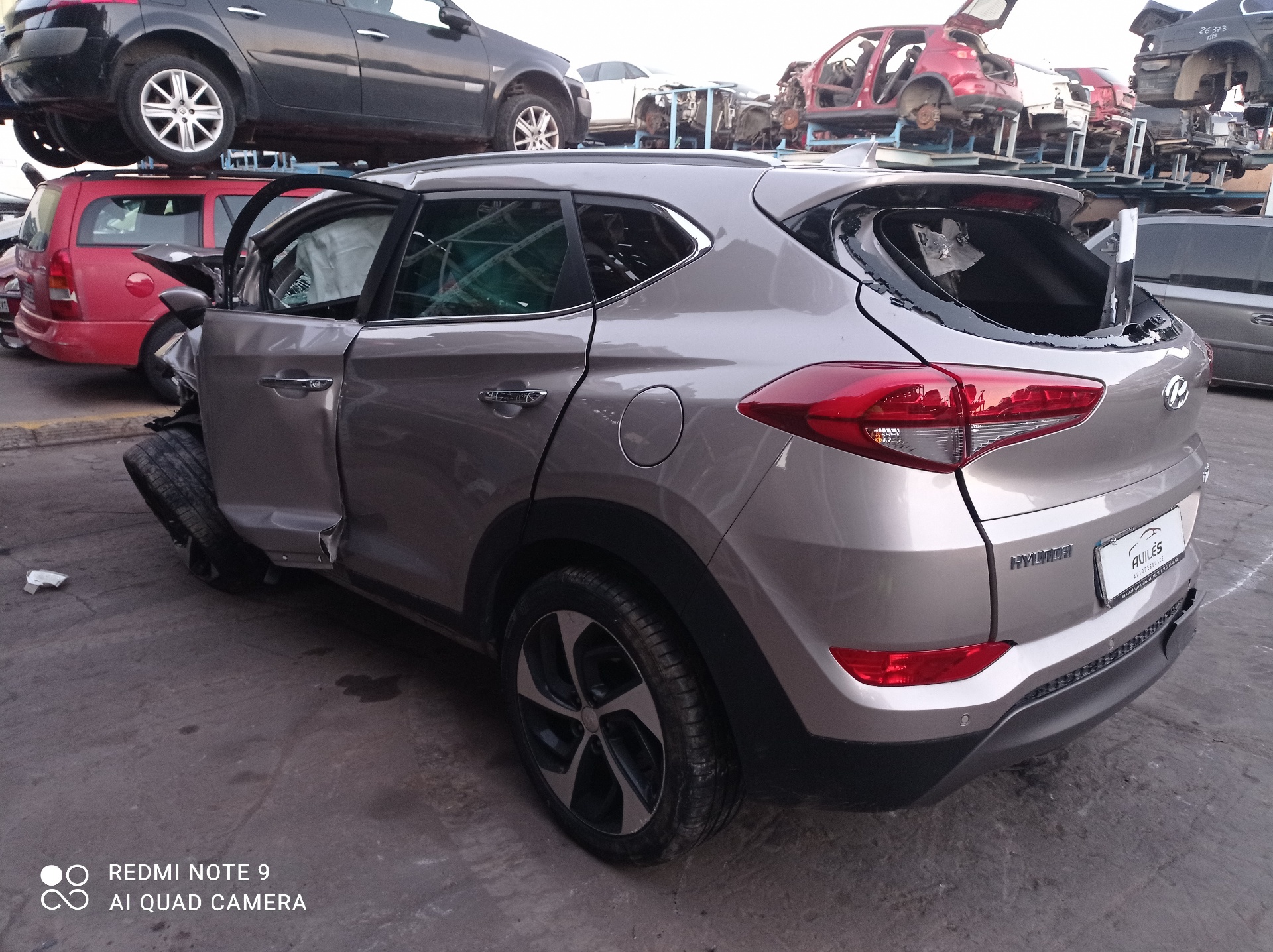 HYUNDAI Tucson 3 generation (2015-2021) Motor de control geam ușă  dreapta spate 25222750