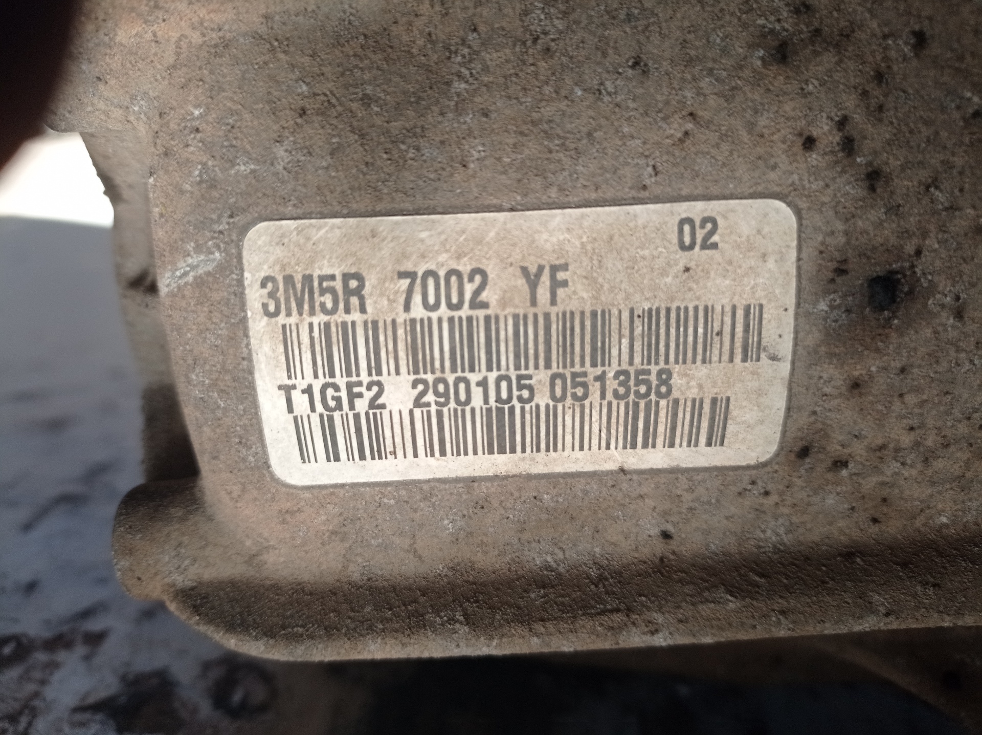 PEUGEOT Focus 2 generation (2004-2011) Gearbox 3M5R7002YF 18409302