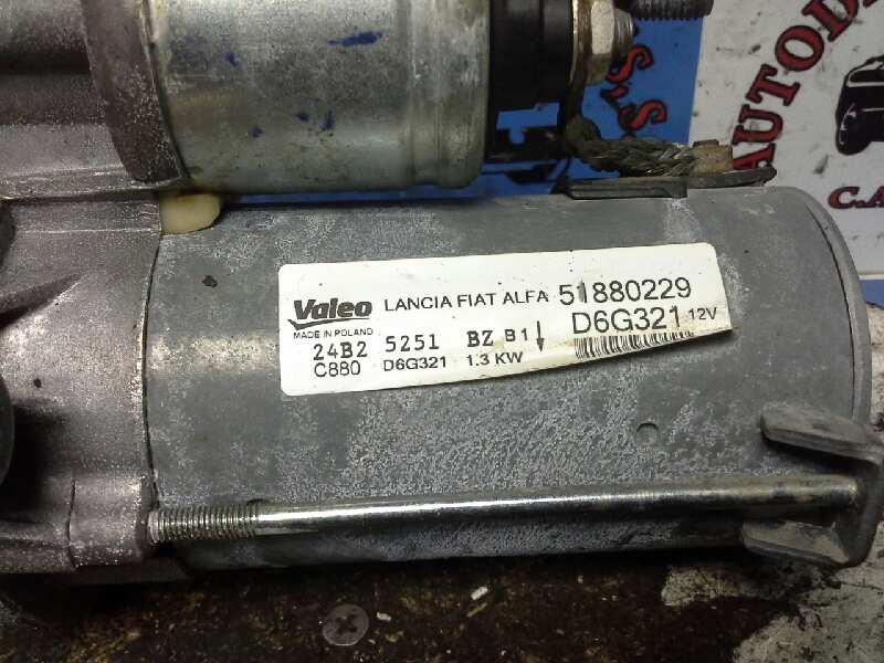 PEUGEOT Bipper 1 generation (2008-2020) Starter Motor D6G321 25279283